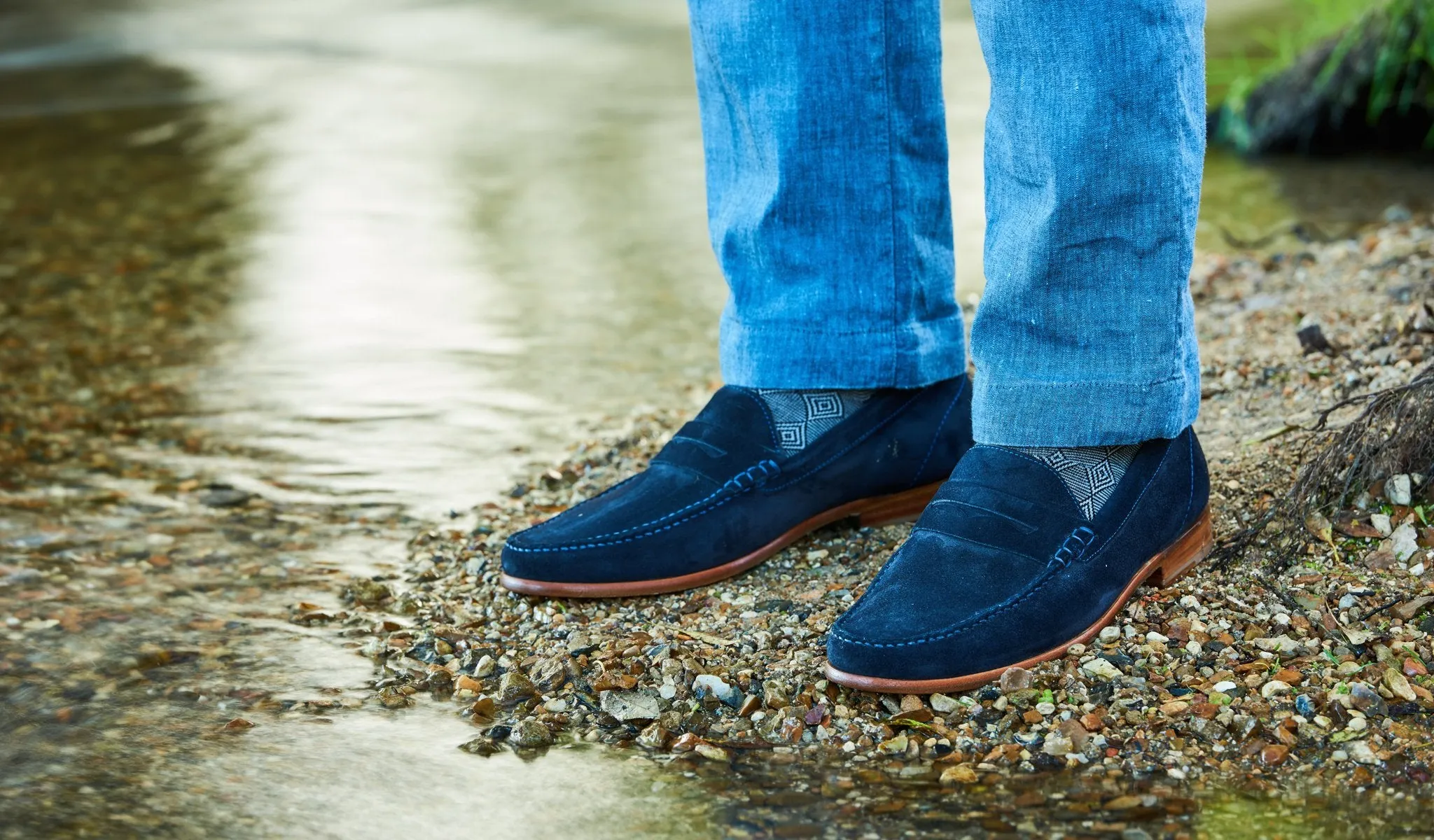 Relax Motion William - Dark Navy Suede
