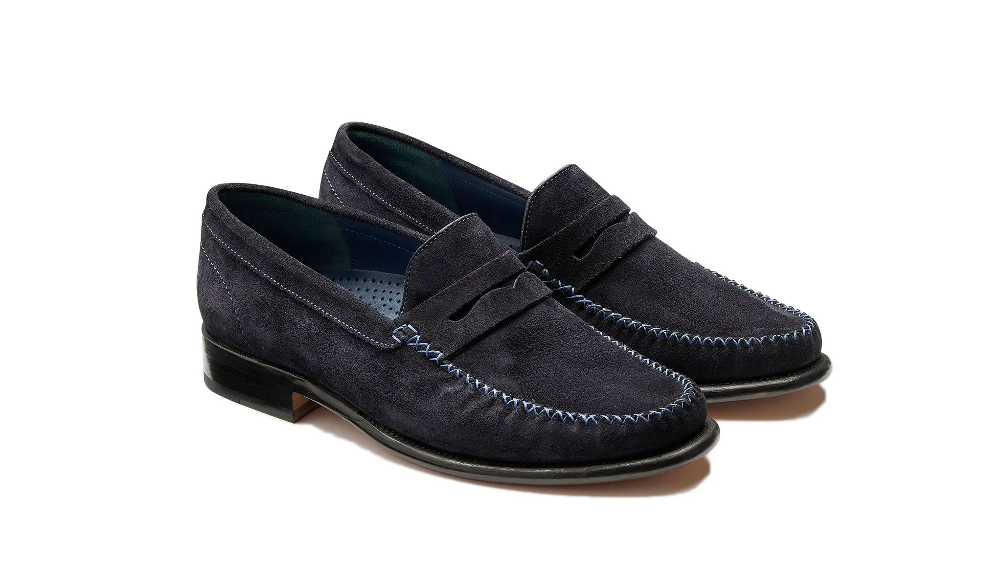 Classic Lines William - Dark Navy Suede