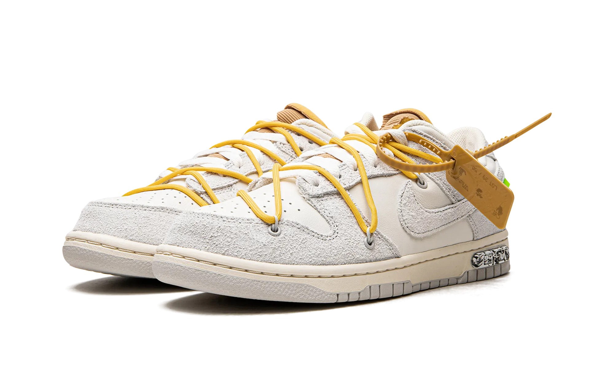 Balanced weight Dunk Low "Off White Lot - 39"