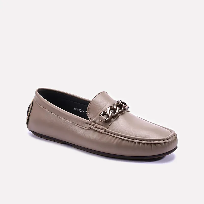 Stream Hike Khaki Chain Loafers For Men 0130950