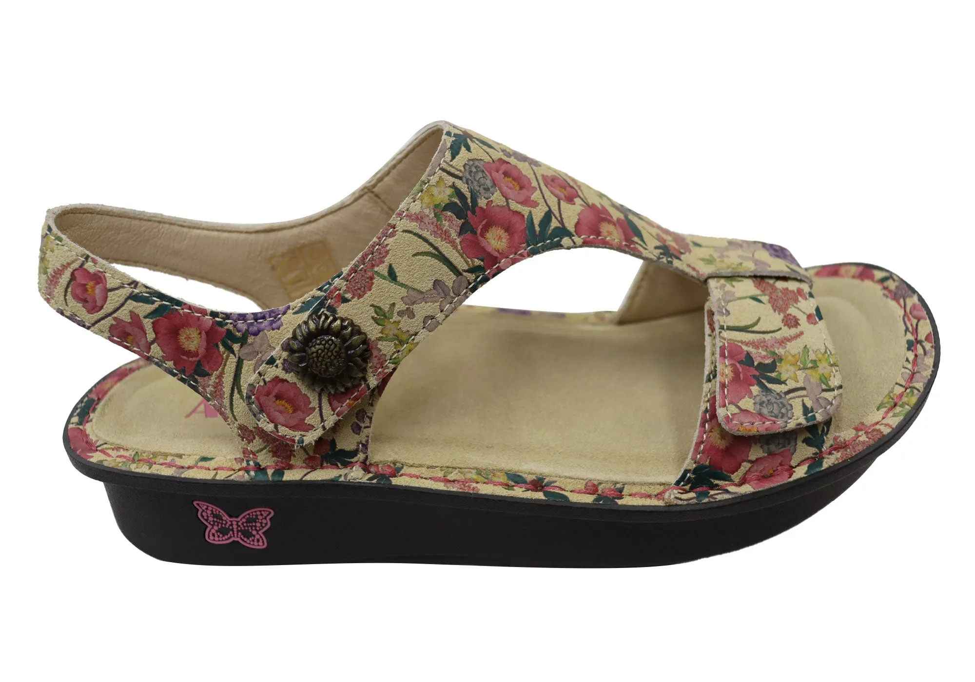 Alegria Kerri Womens Comfortable Leather Sandals foam Casual Comfort