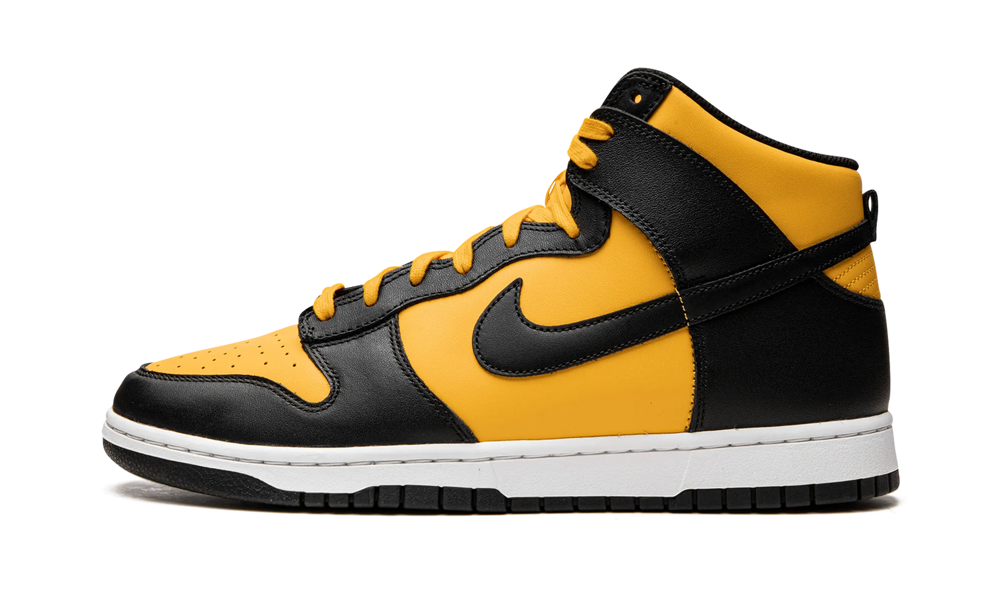 Leather Upper Sporty Look Dunk High "Reverse Goldenrod - Bruce Lee"