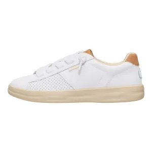 Karina Duo Classic - White/Tan Sneaker Laces Cushion Footbed
