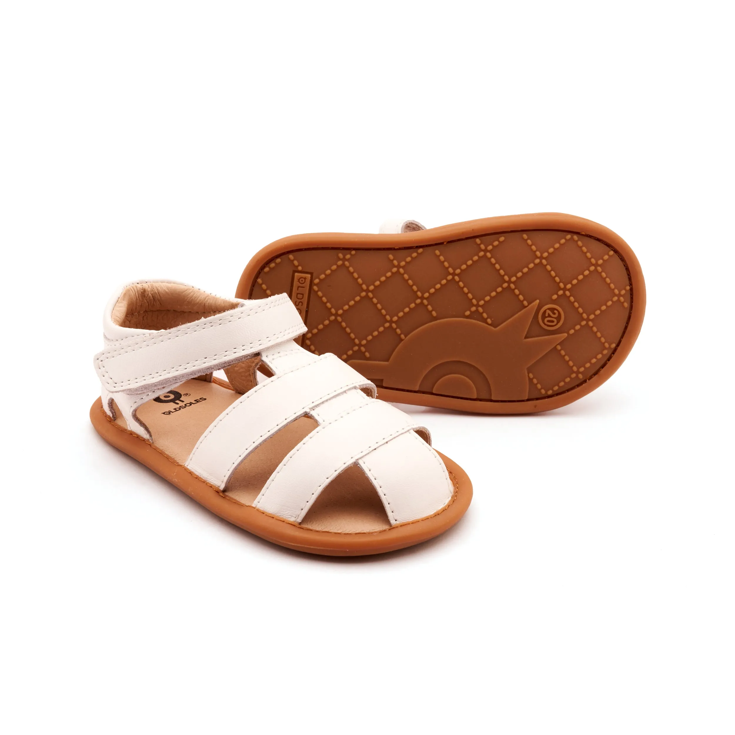 Old Soles Boy's and Girl's Waves Sandal Sandals - Snow Balanced Design