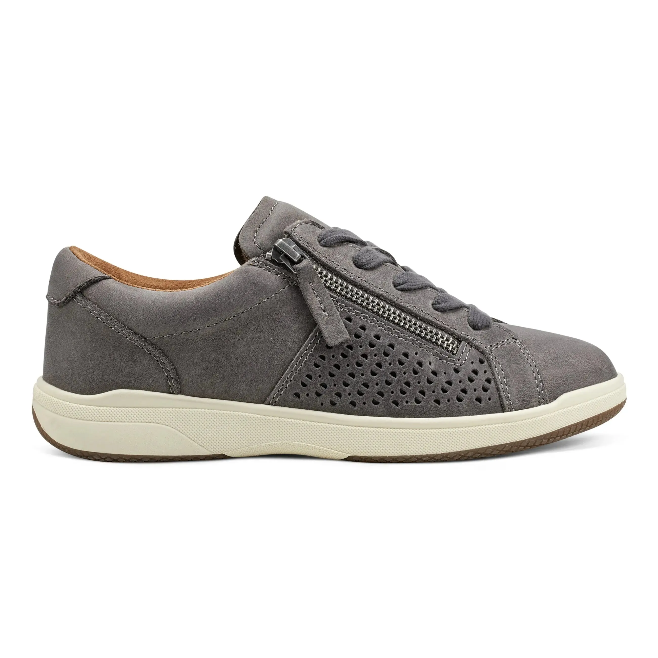 Netta Round Toe Casual Lace-up Sneakers Shock Resistant