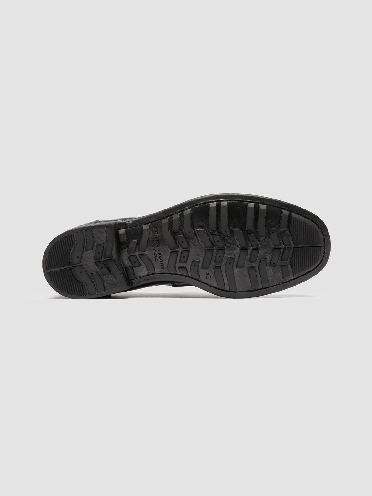 CHRONICLE 056 - Black Leather Penny Loafers Stone Hike