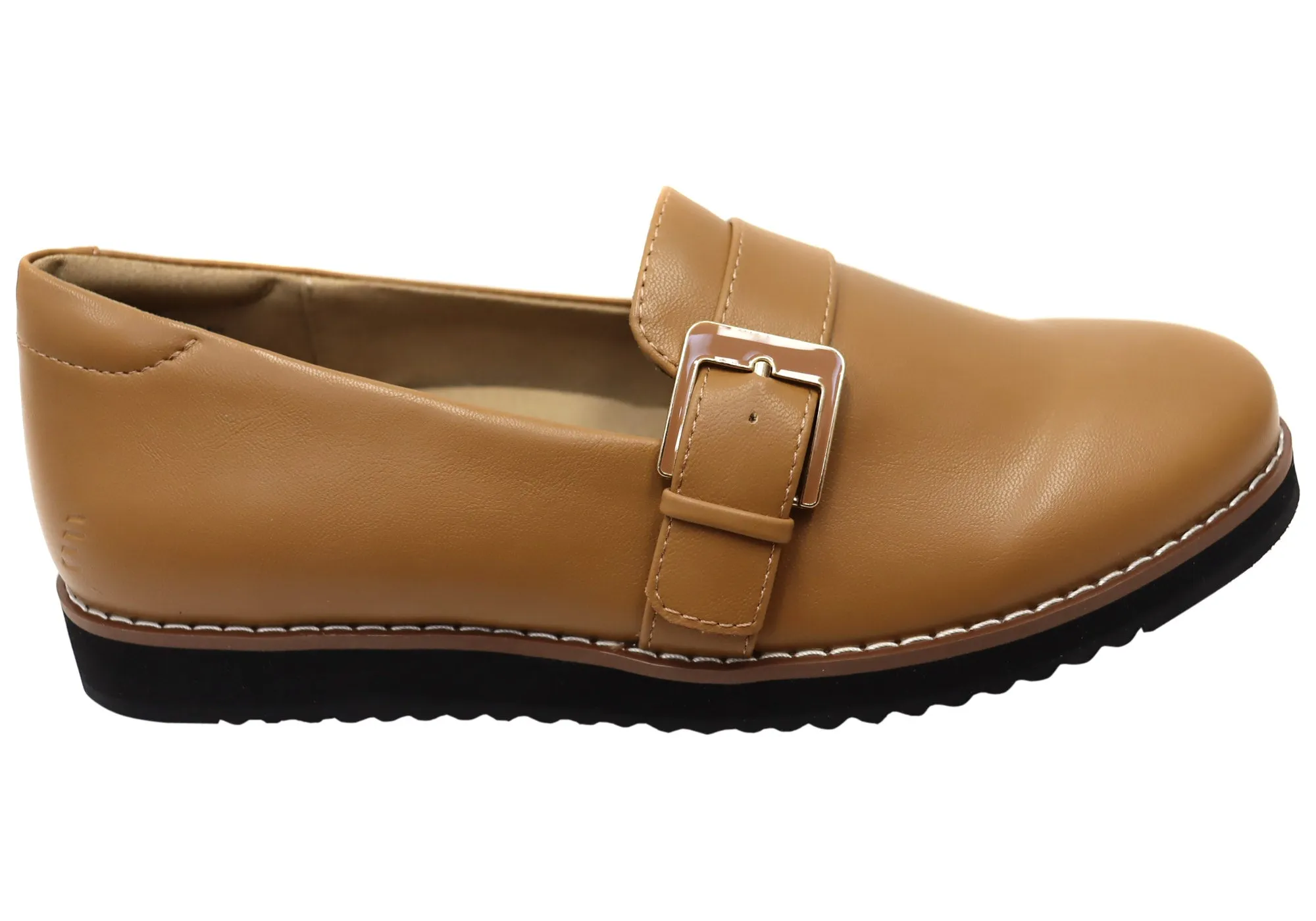 Green Core Lift Up Homyped Ether Buckle Womens Comfortable Shoes