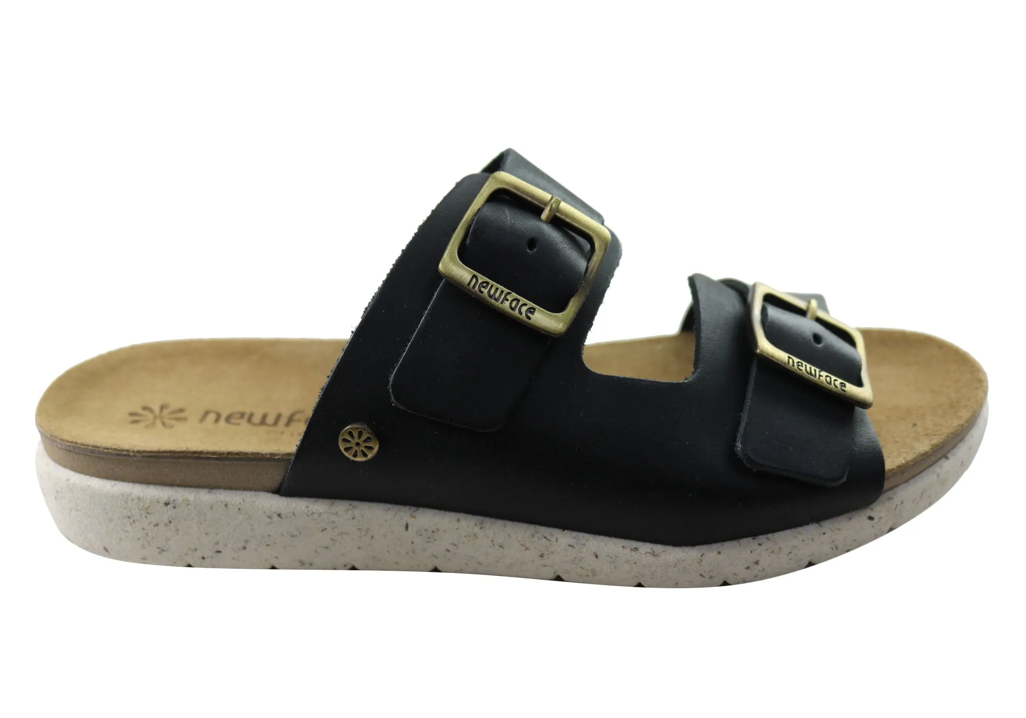 Sporty Sandals Winter Warm New Face Lockia Womens Comfort Leather Slides Sandals Made In Brazil