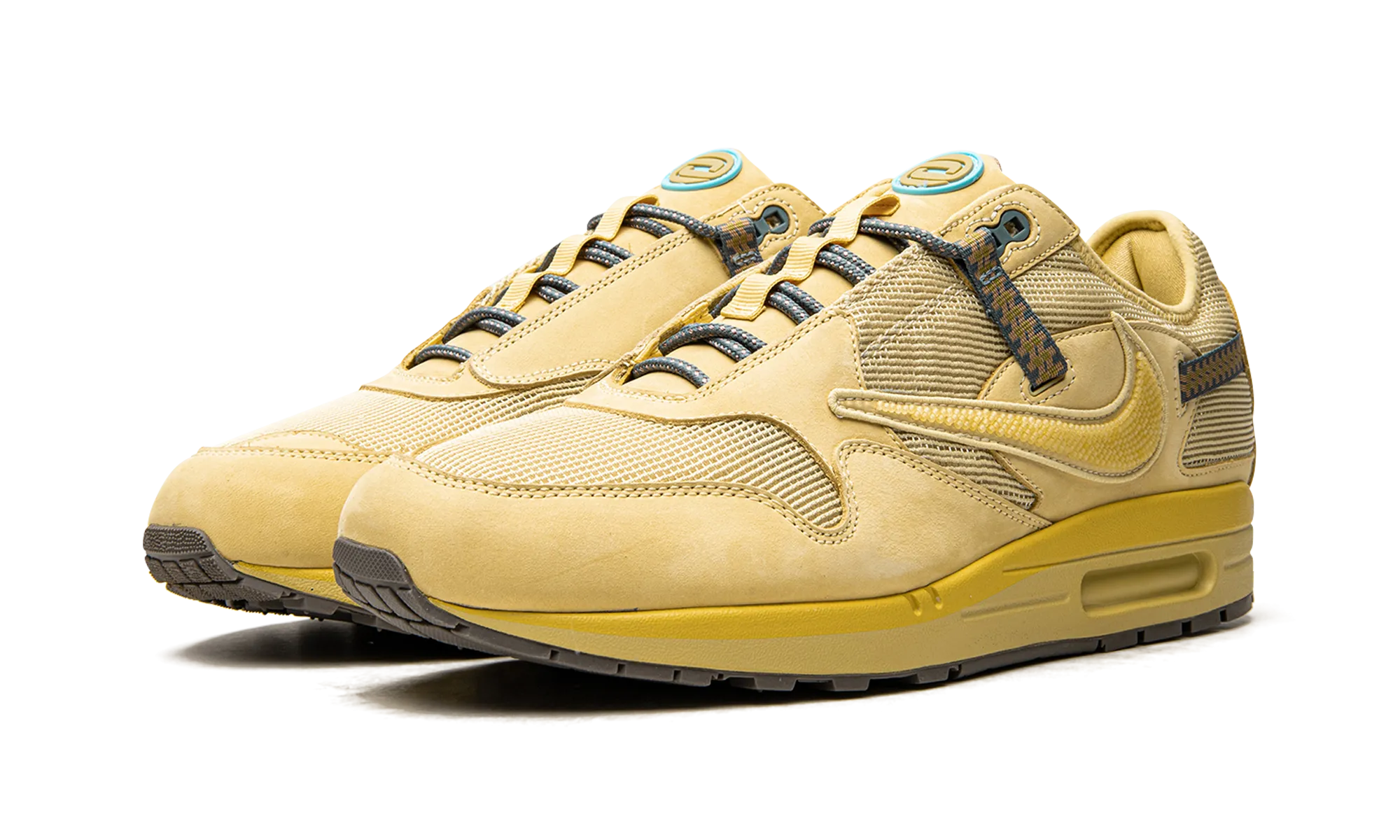 Trendy Footwear Daily Commute Air Max 1 "Travis Scott - Saturn Gold"