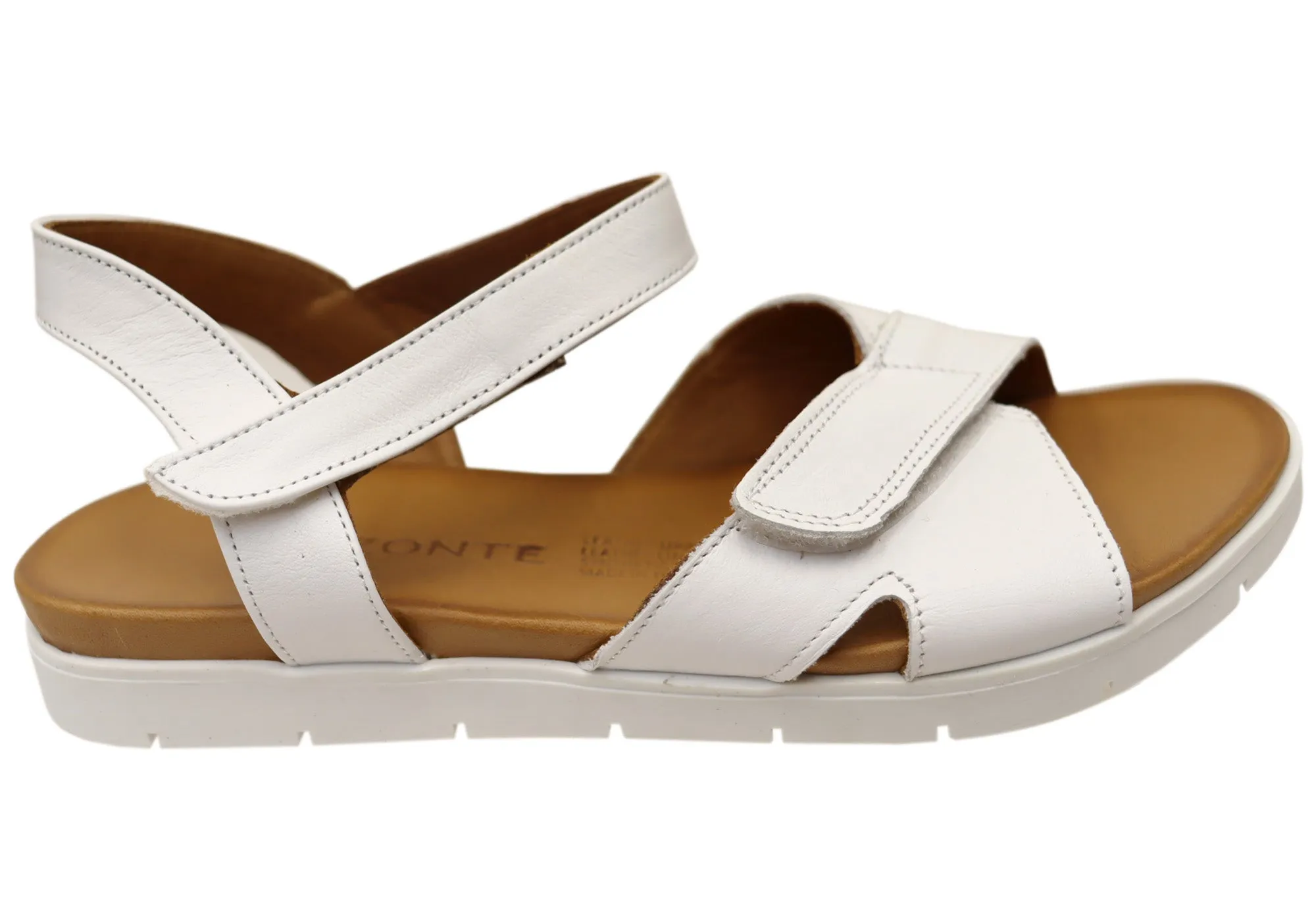Orizonte Luvve Womens Comfortable European Leather Sandals Comfortable Travel