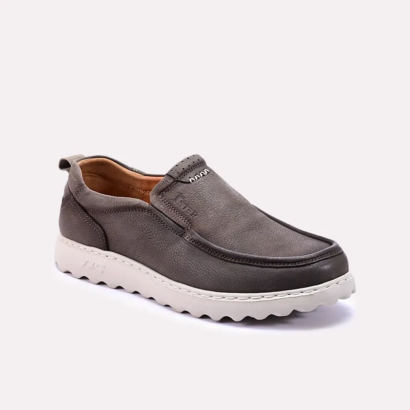 Round Toe Casual Shoes Gray 0160505