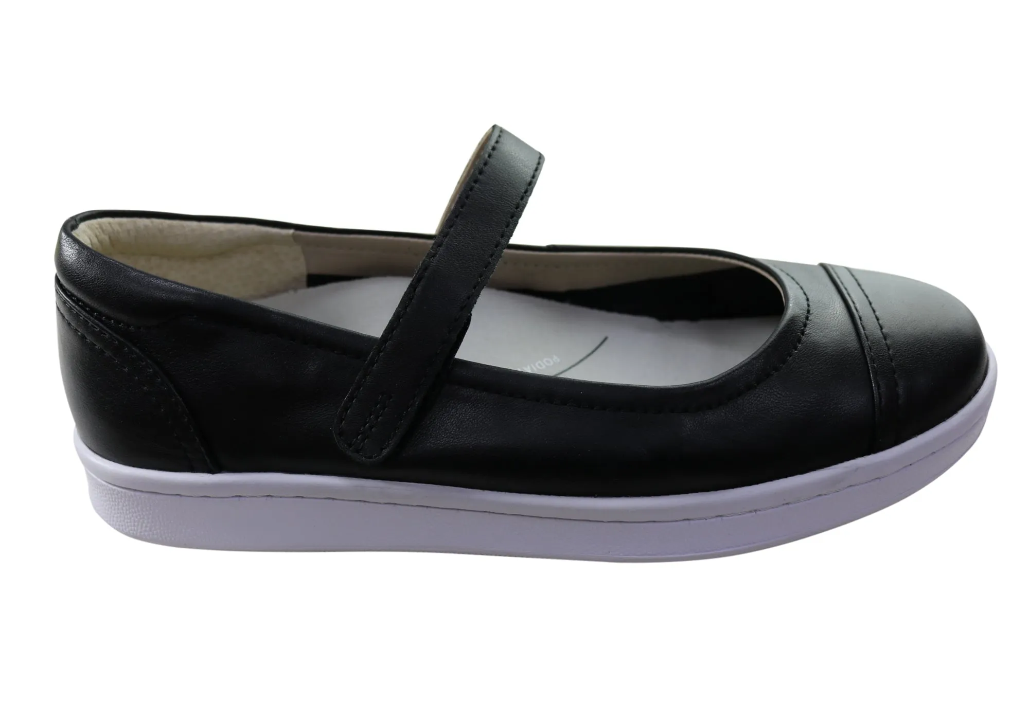 Peak Mode Scholl Orthaheel Rhonda Womens Supportive Leather Mary Jane Shoes