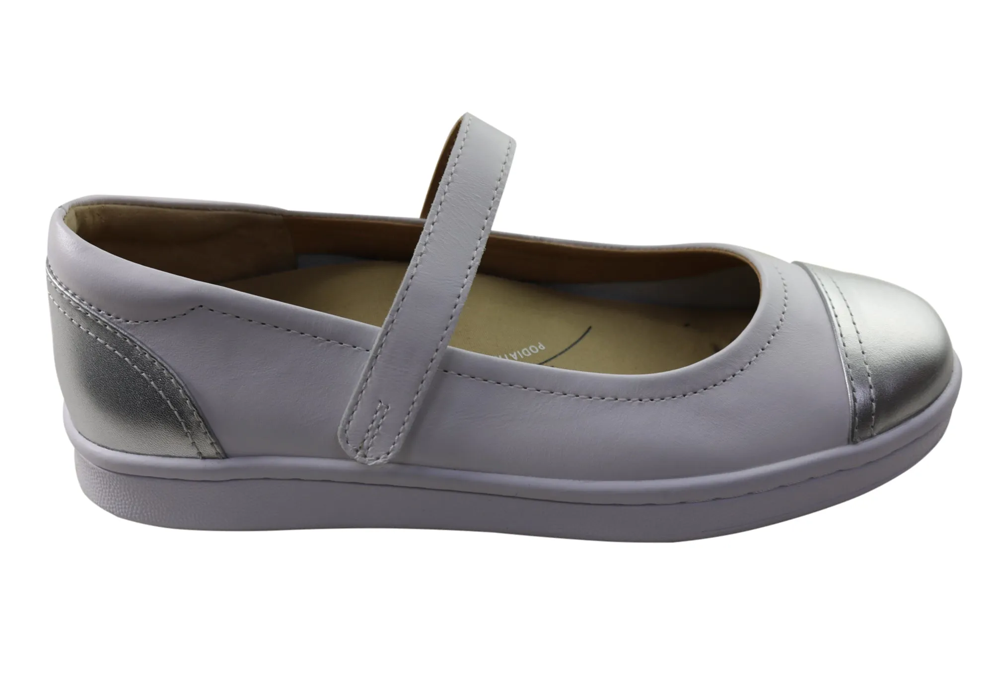 Baby Soft Scholl Orthaheel Rhonda Womens Supportive Leather Mary Jane Shoes