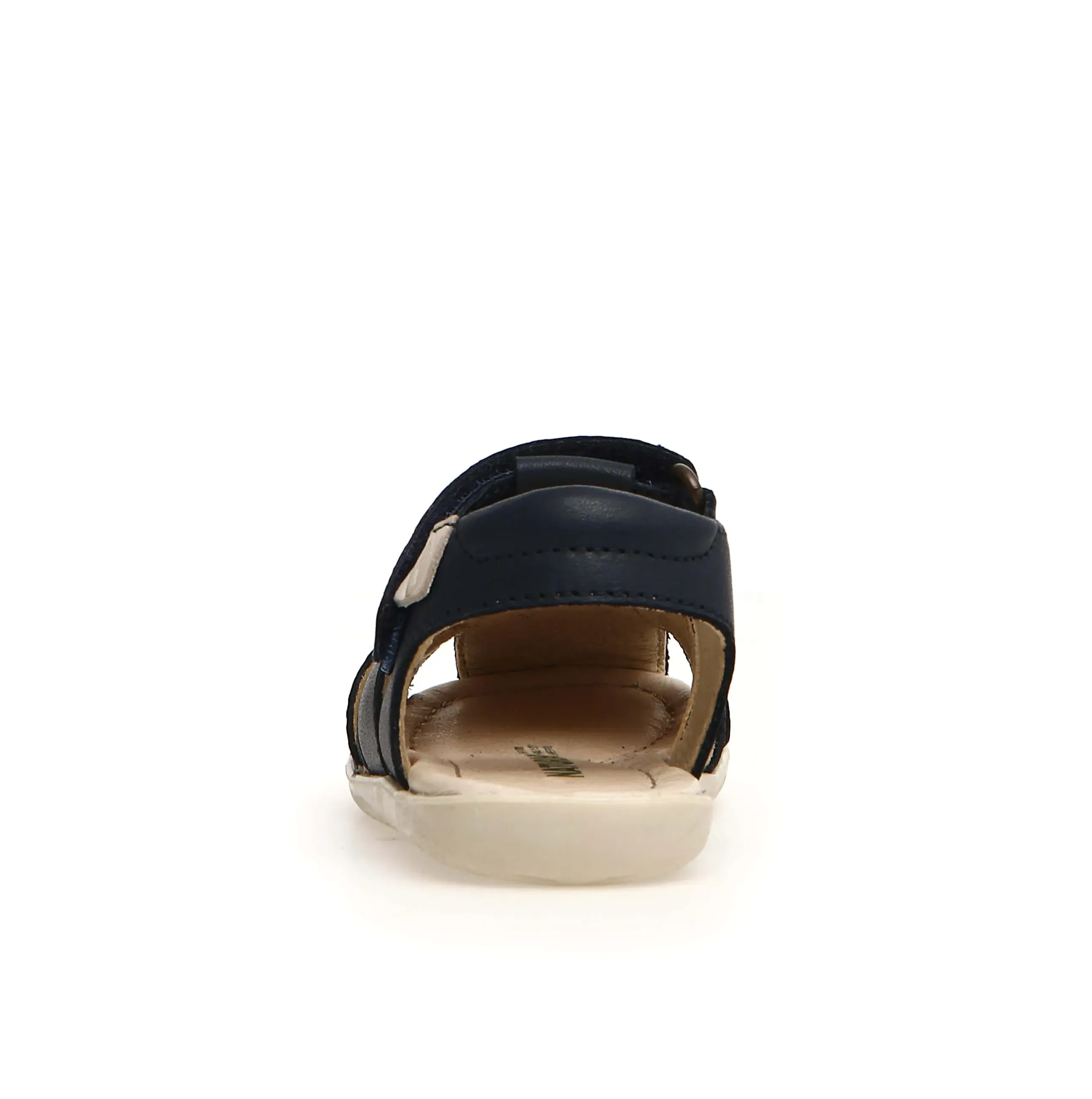 adjustable shoes Naturino Squist Boy's and Girl's Sandals - Bone Navy