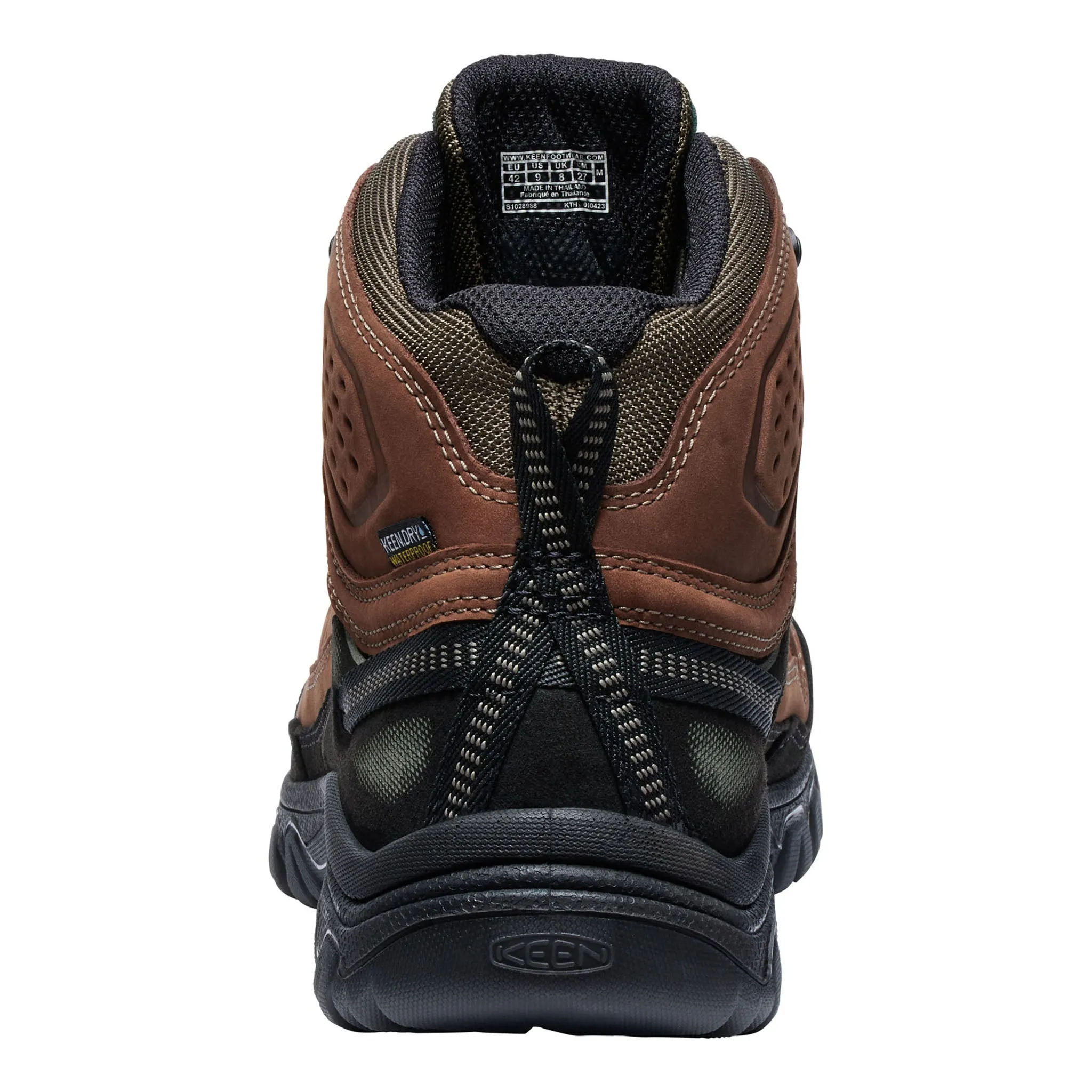 velcro Classic Chic Men's Targhee IV Waterproof Hiking Boot Bison/Black