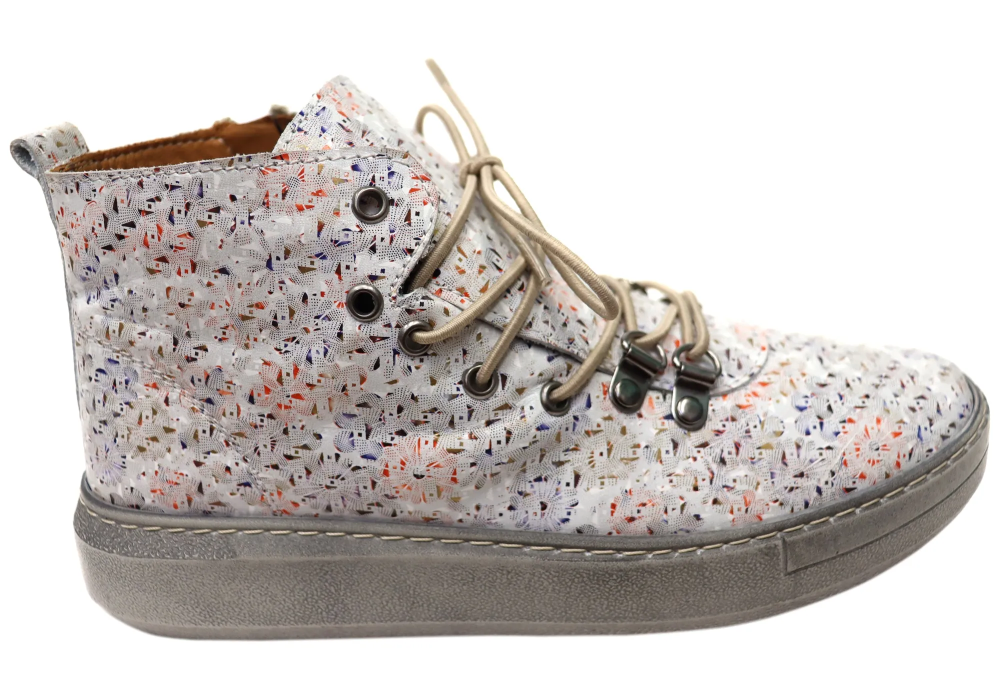 Shock Absorbing Backcountry Camper Snake print Orizonte Avalon Womens European Comfortable Leather Ankle Boots