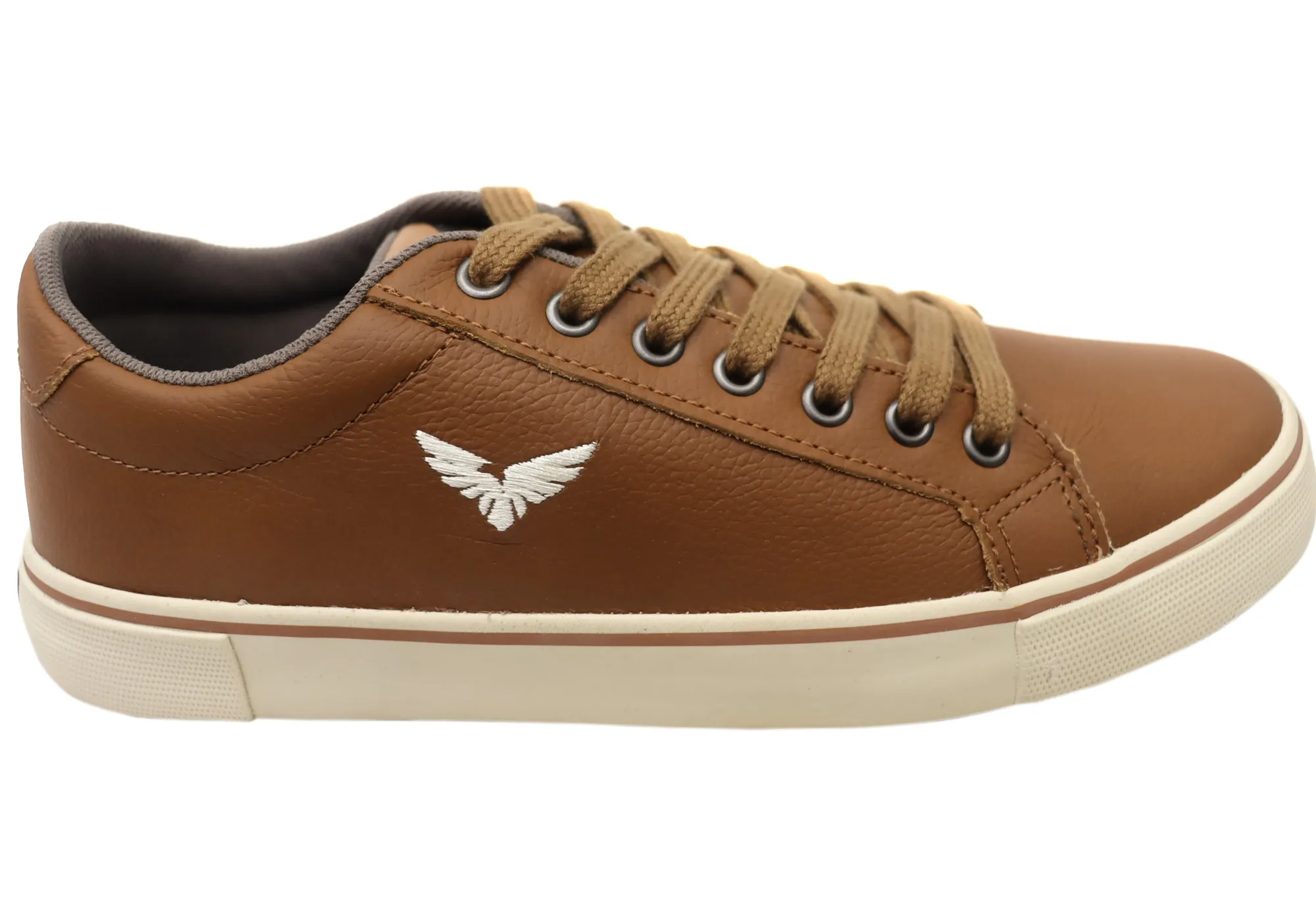 Eagle Fly Kain Mens Comfortable Lace Up Casual Shoes Made In Brazil Flat Heel Breathable Build