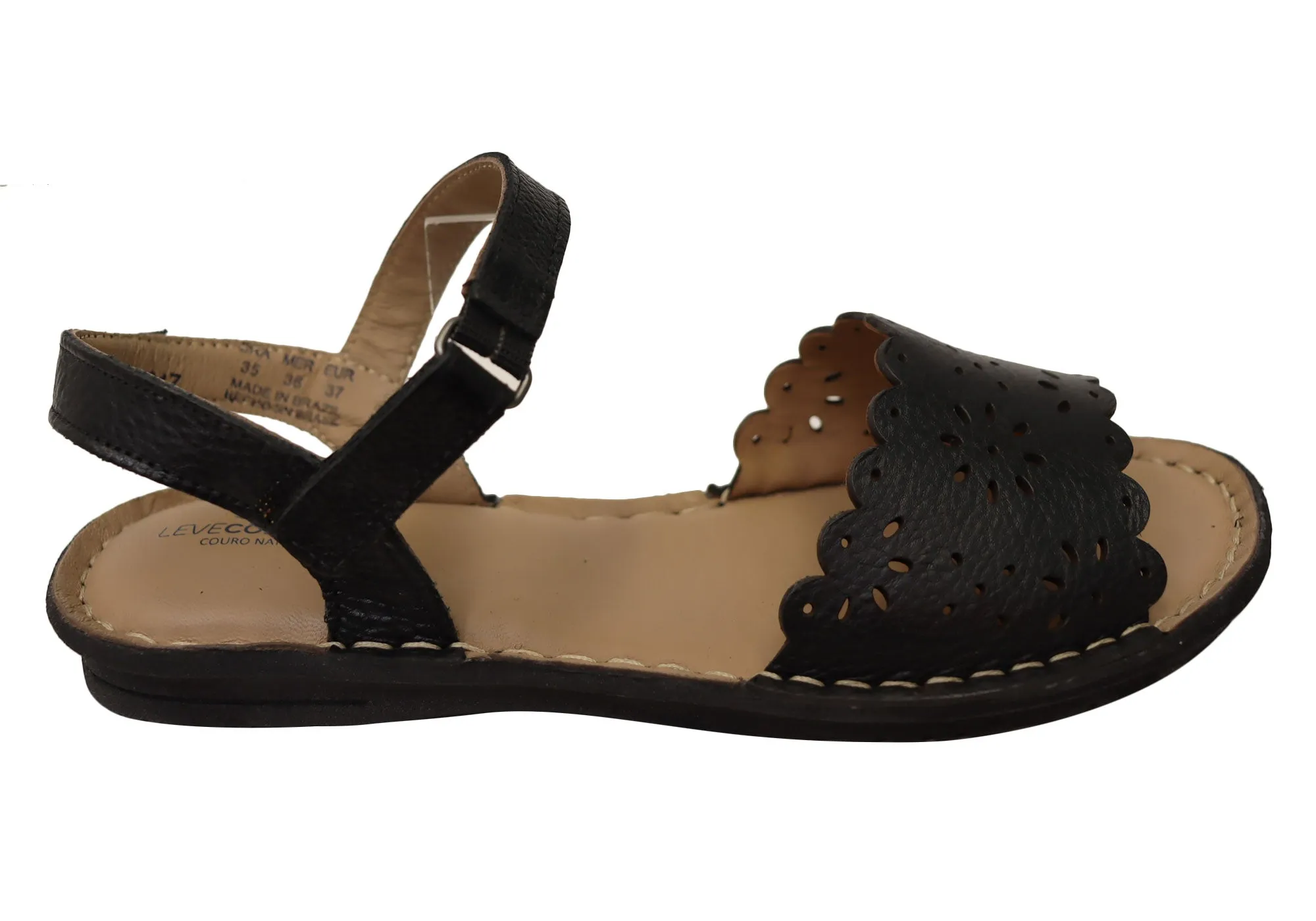 Washable Breath Ease Levecomfort Helena Womens Brazilian Comfortable Leather Sandals