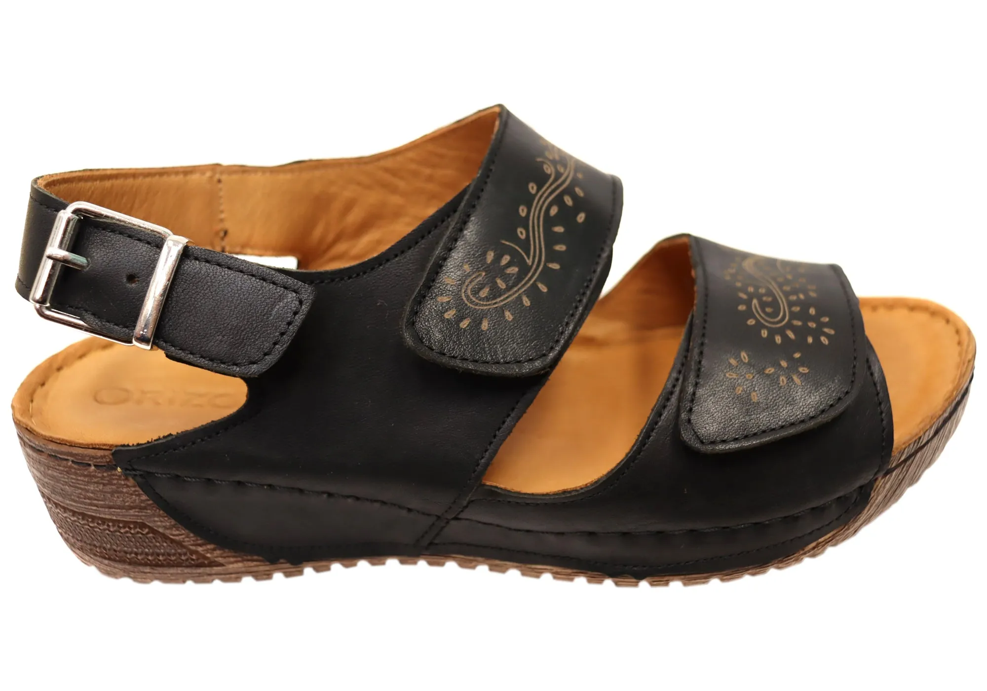 Orizonte Myorka Womens European Comfortable Leather Sandals Sunday Best