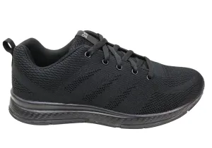 Slatters Boost Mens Comfortable Lace Up Shoes Impact Diffusing Design Anti   Microbial