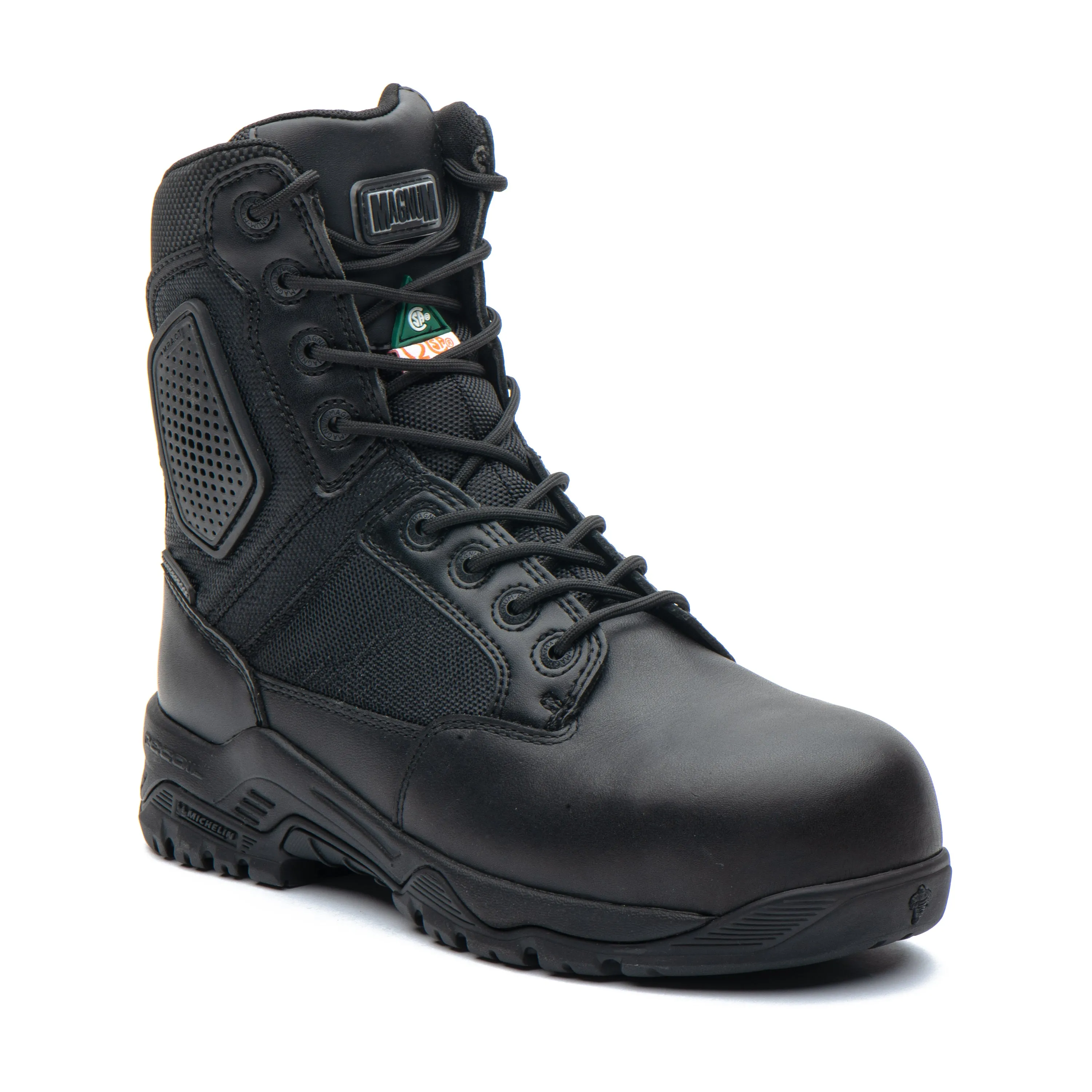 Stealth Force II Men's 8" Composite Toe Work Boots 5419 Easy Layer Contoured Footbed