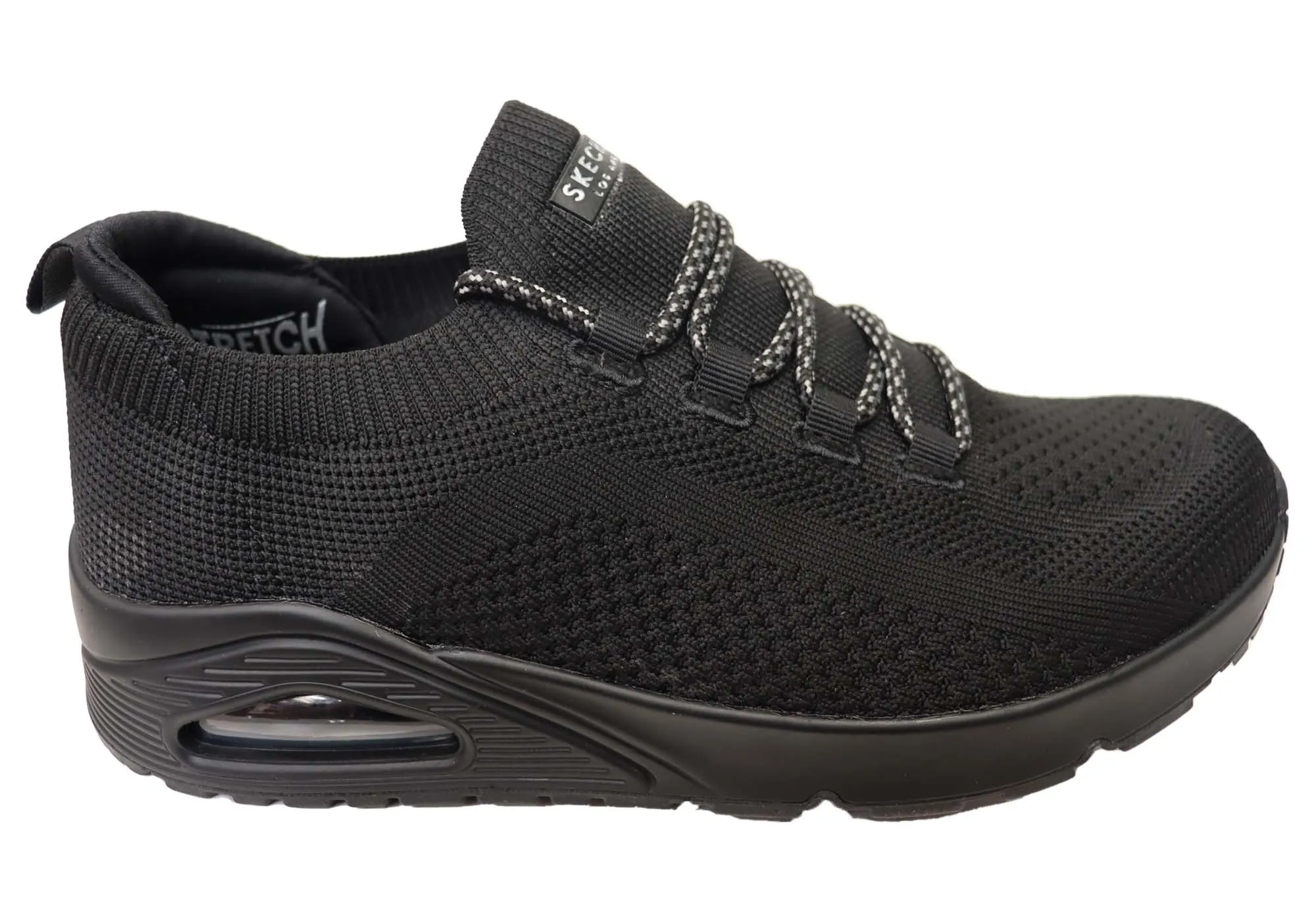 Skechers Mens Uno Everywhere Comfortable Memory Foam Shoes EasyClean Abrasion Resistant Guardrails