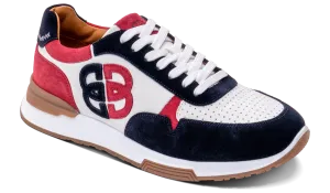 Boston - Red/White/Navy Smart cushioning Anti Slip Feature