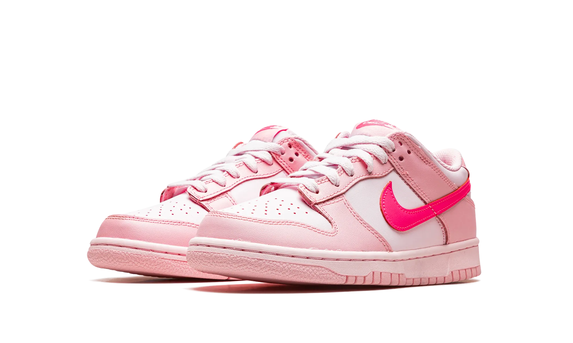 Dunk Low GS "Triple Pink" Break Hike Bounce Step