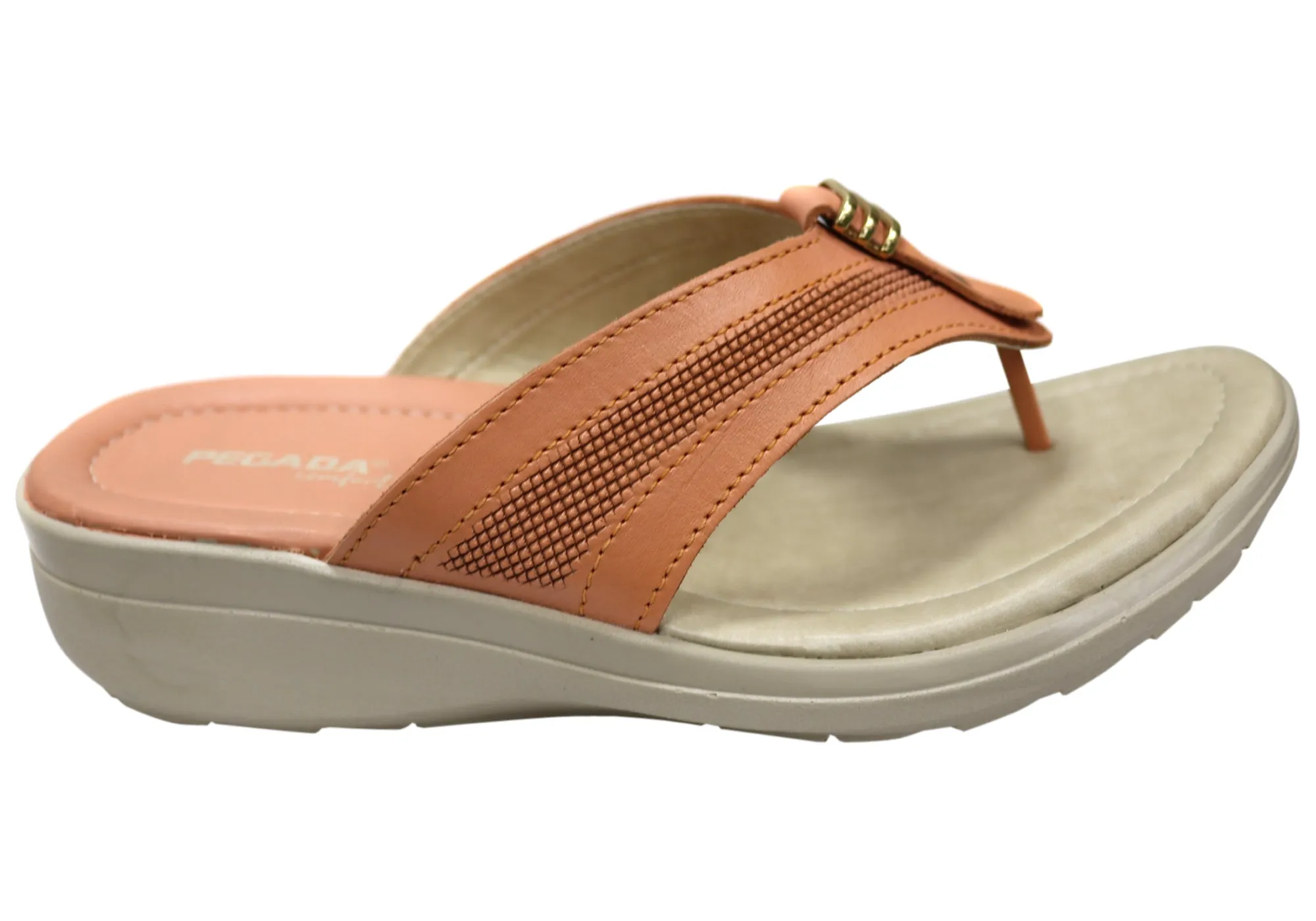 Sports Wear Foot Support Shoes Pegada Ema Womens Comfortable Leather Thongs Sandals Made In Brazil
