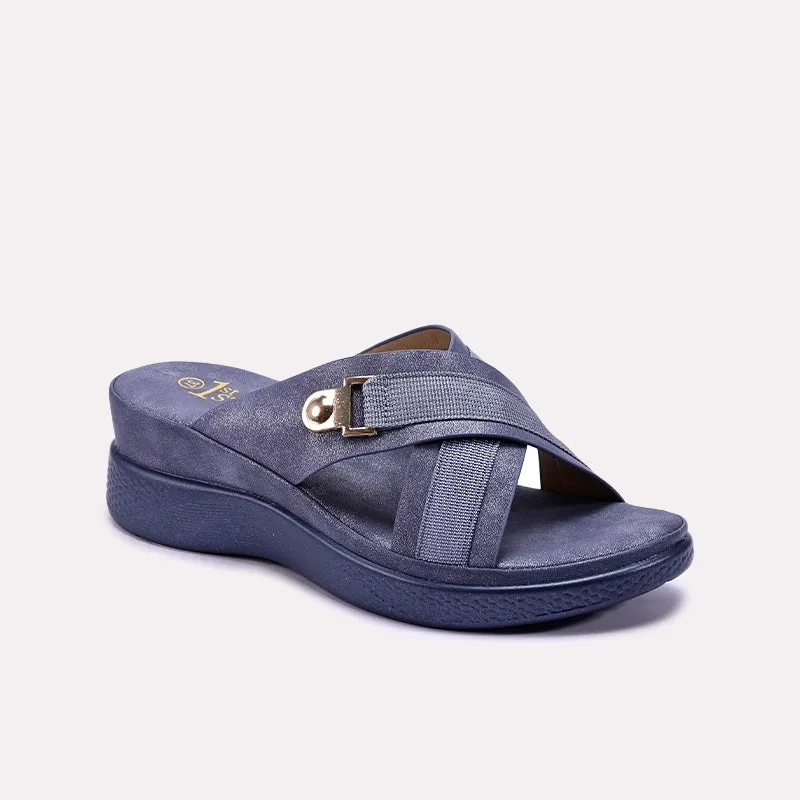 Sky Light Track Run Blue Casual Slippers 0412933