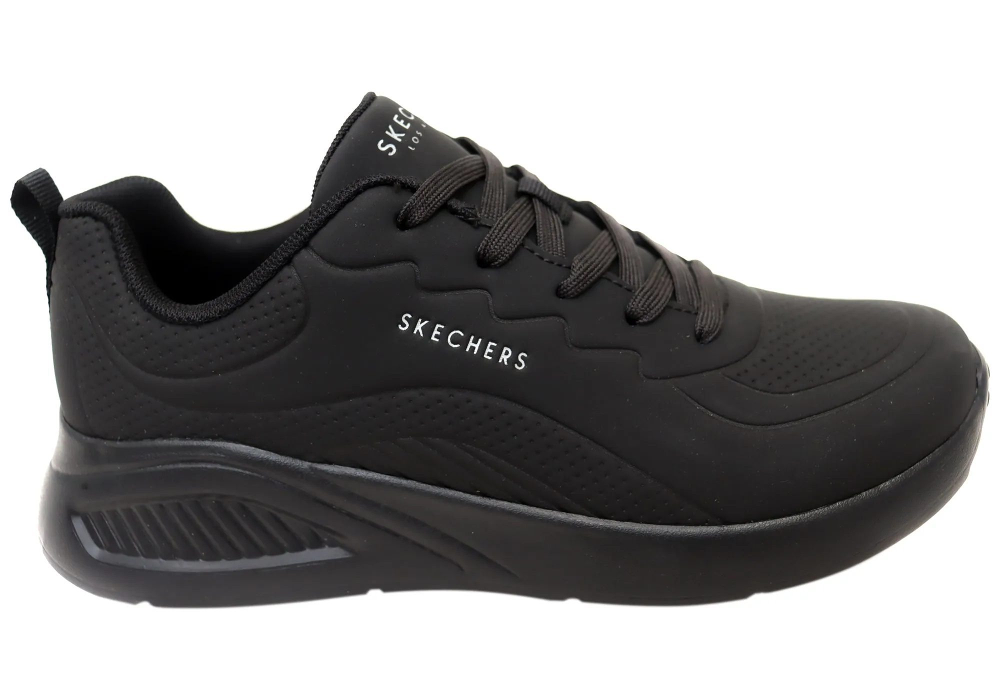 Skechers Womens Uno Lite Lighter One Comfortable Memory Foam Shoes Training Style Compression Molded Cushioning
