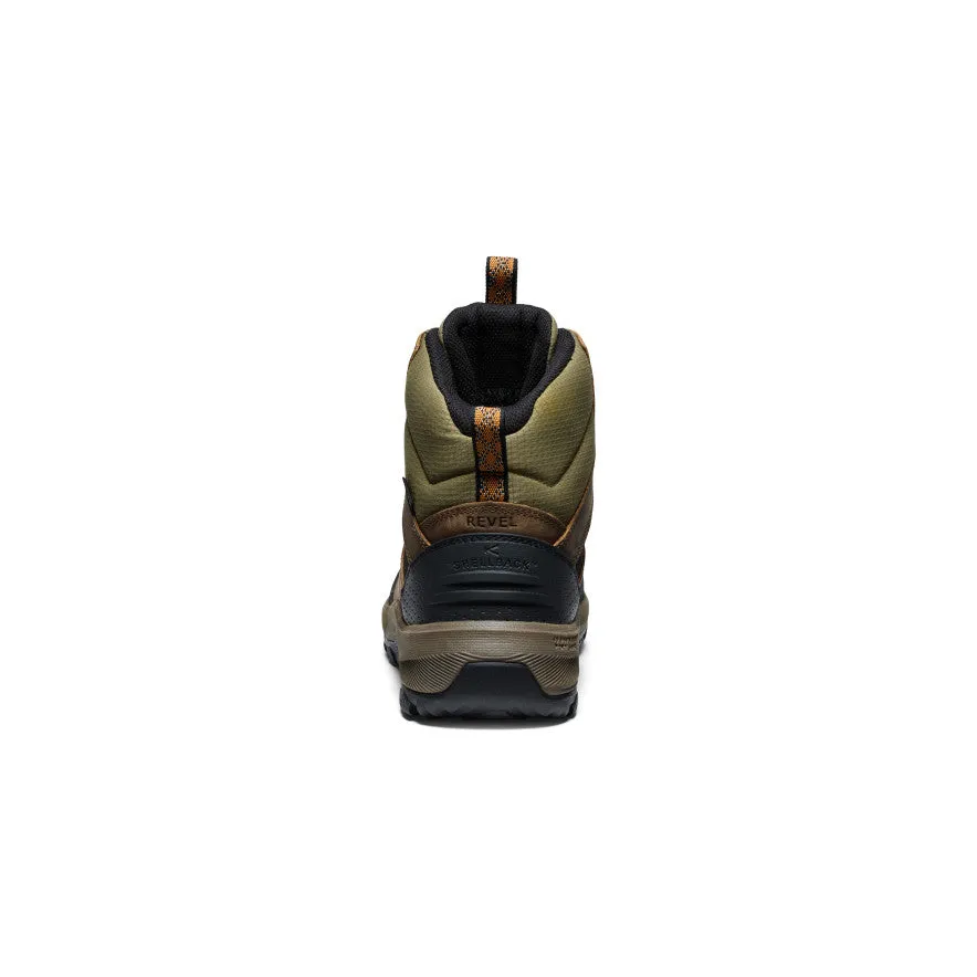 Off Duty Extreme Durability Men's Revel IV Polar Waterproof Boot  |  Bison/Orange Pepper