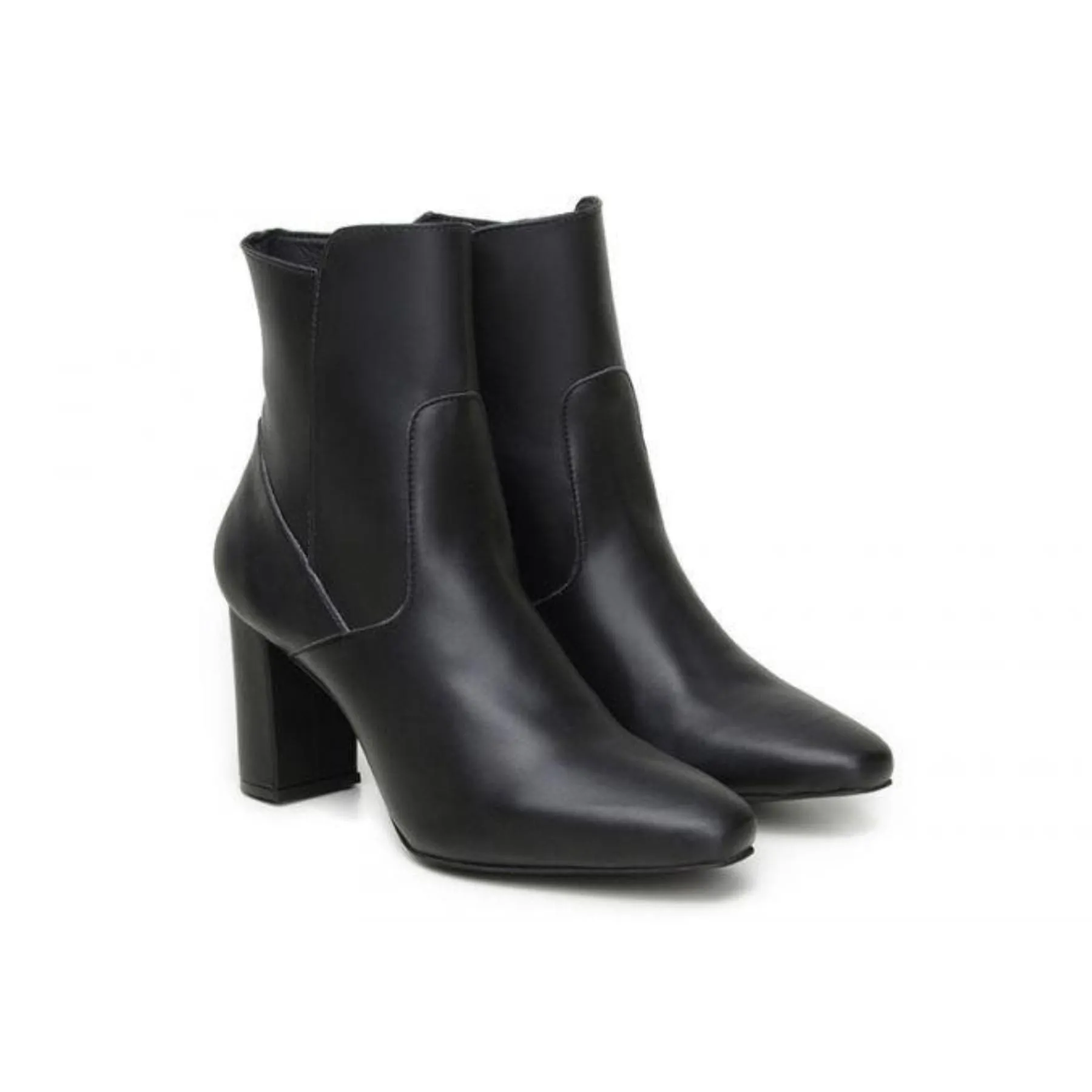 Minimalist Appeal 'Elza?? Women's High-Heeled Vegan Boot by Ahimsa - Black