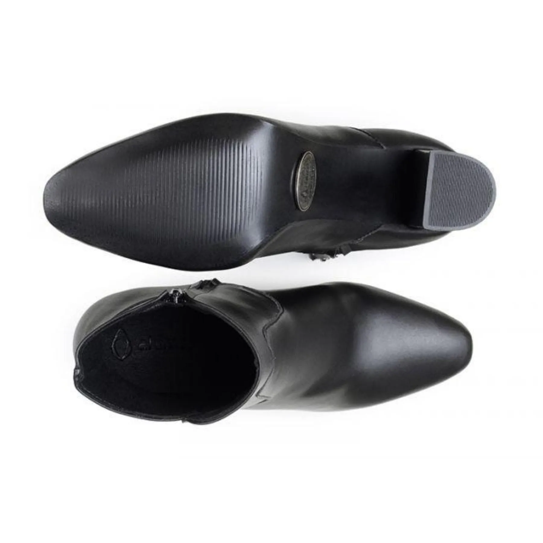 Breathable Cold Weather Commuter 'Elza?? Women's High-Heeled Vegan Boot by Ahimsa - Black