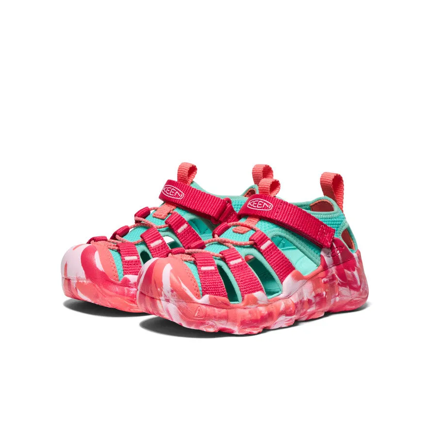 Chic Motion Chic Casual Shoes for Travel Little Kids' Hyperport H2 Sandal  |  Raspberry/Pool Blue