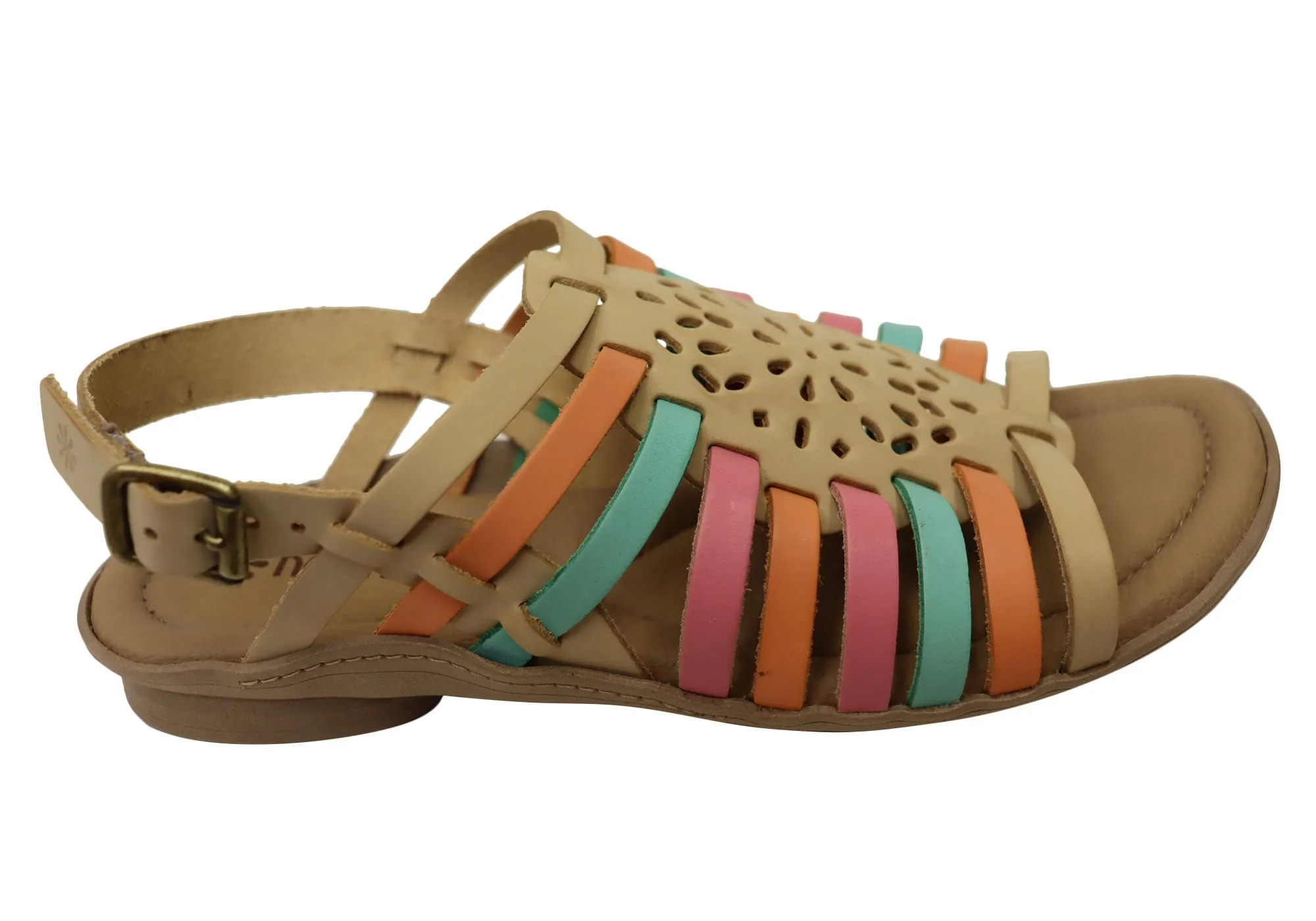 Outdoor Ready Shoes New Face Mary Womens Comfortable Leather Sandals Made In Brazil