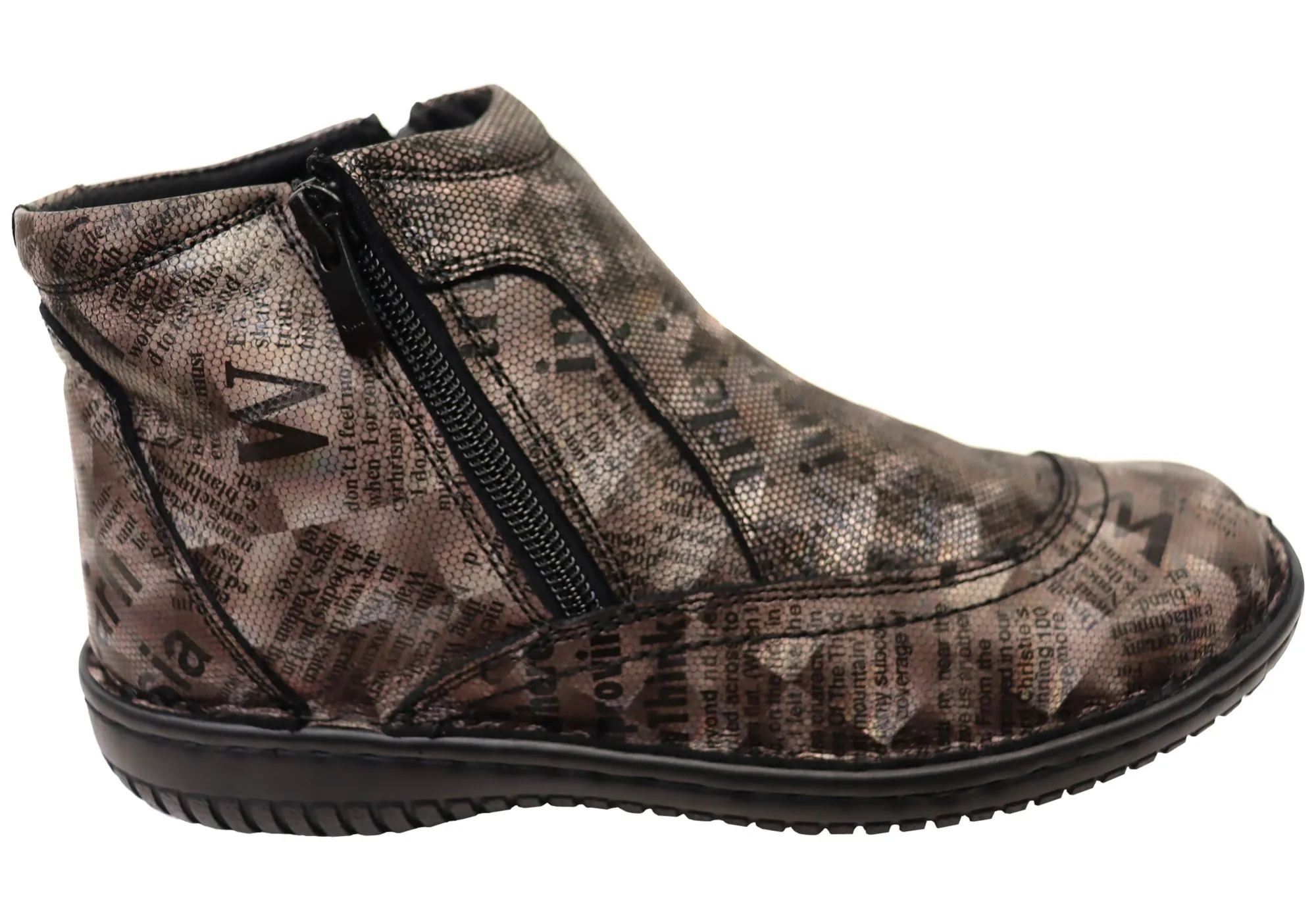 Thermal Core Rough Trail Hiker Slip Resistant Rainy Day Commuter Cabello Comfort CP522-32 Womens Leather Ankle Boots Made In Turkey