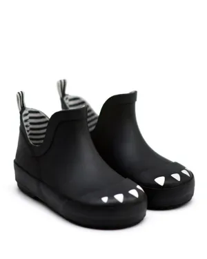Fashionable Look Boxbo Boy's and Girl's Kerran Rain Boot, Black