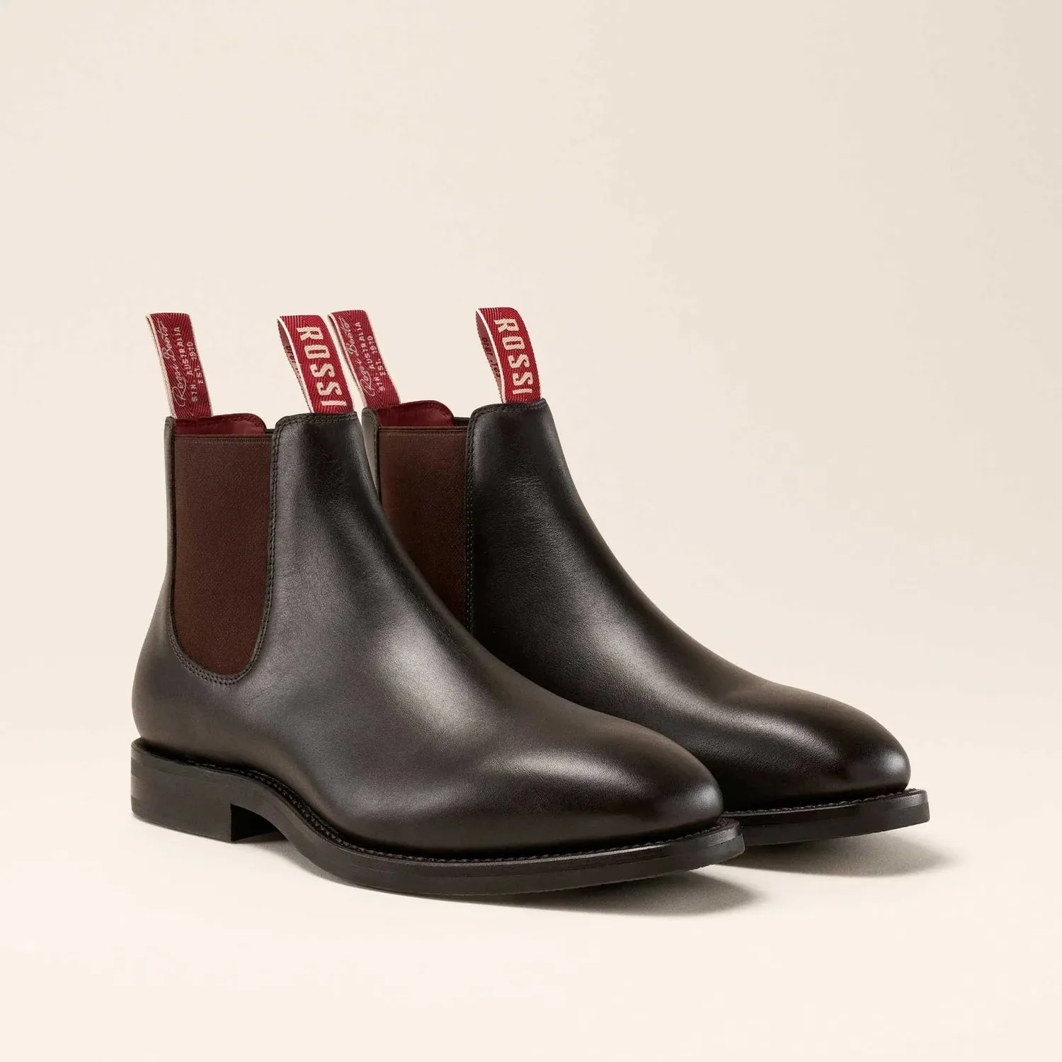 Colt Boot - Chestnut work use Sleek Outline