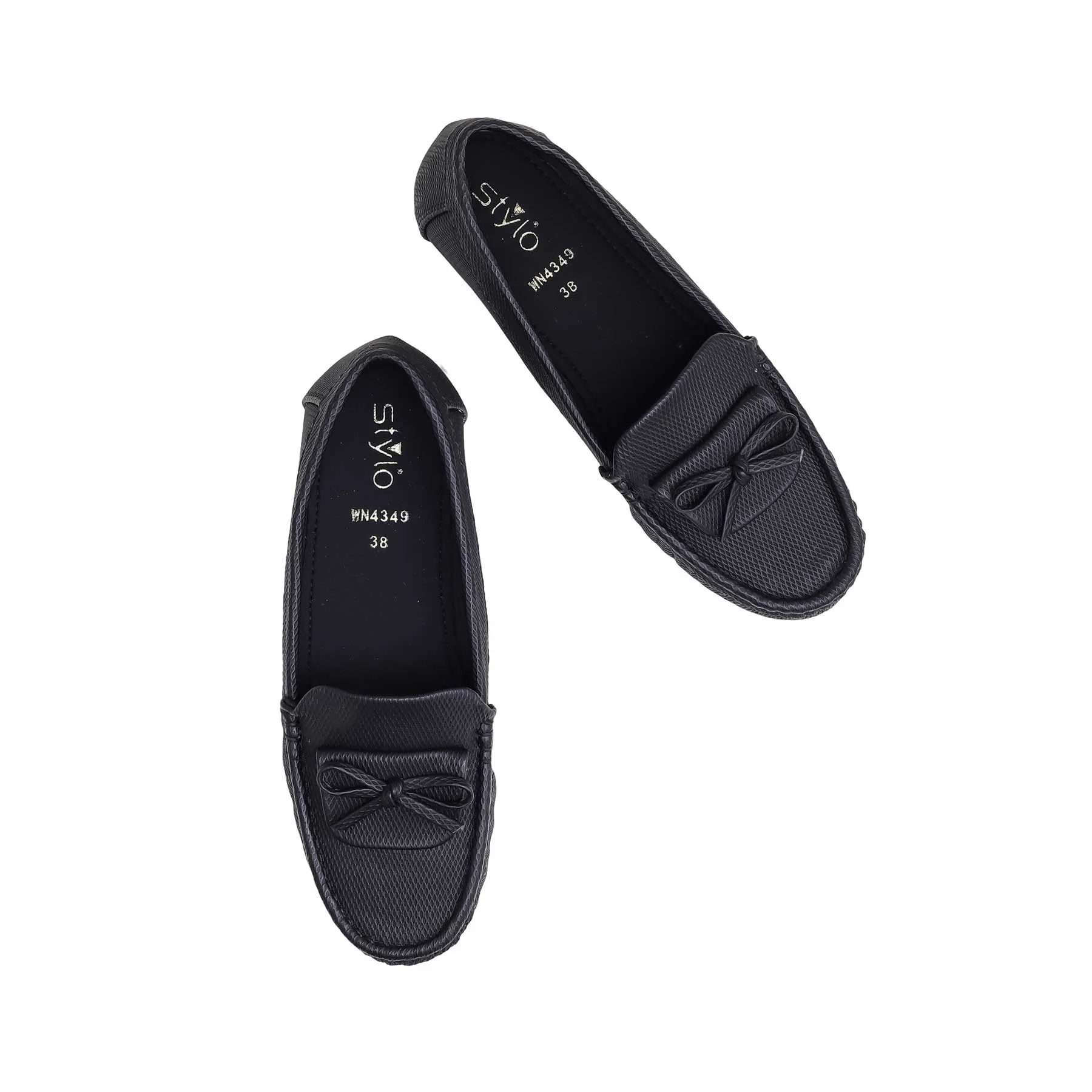 Off Duty Black Moccasin WN4349