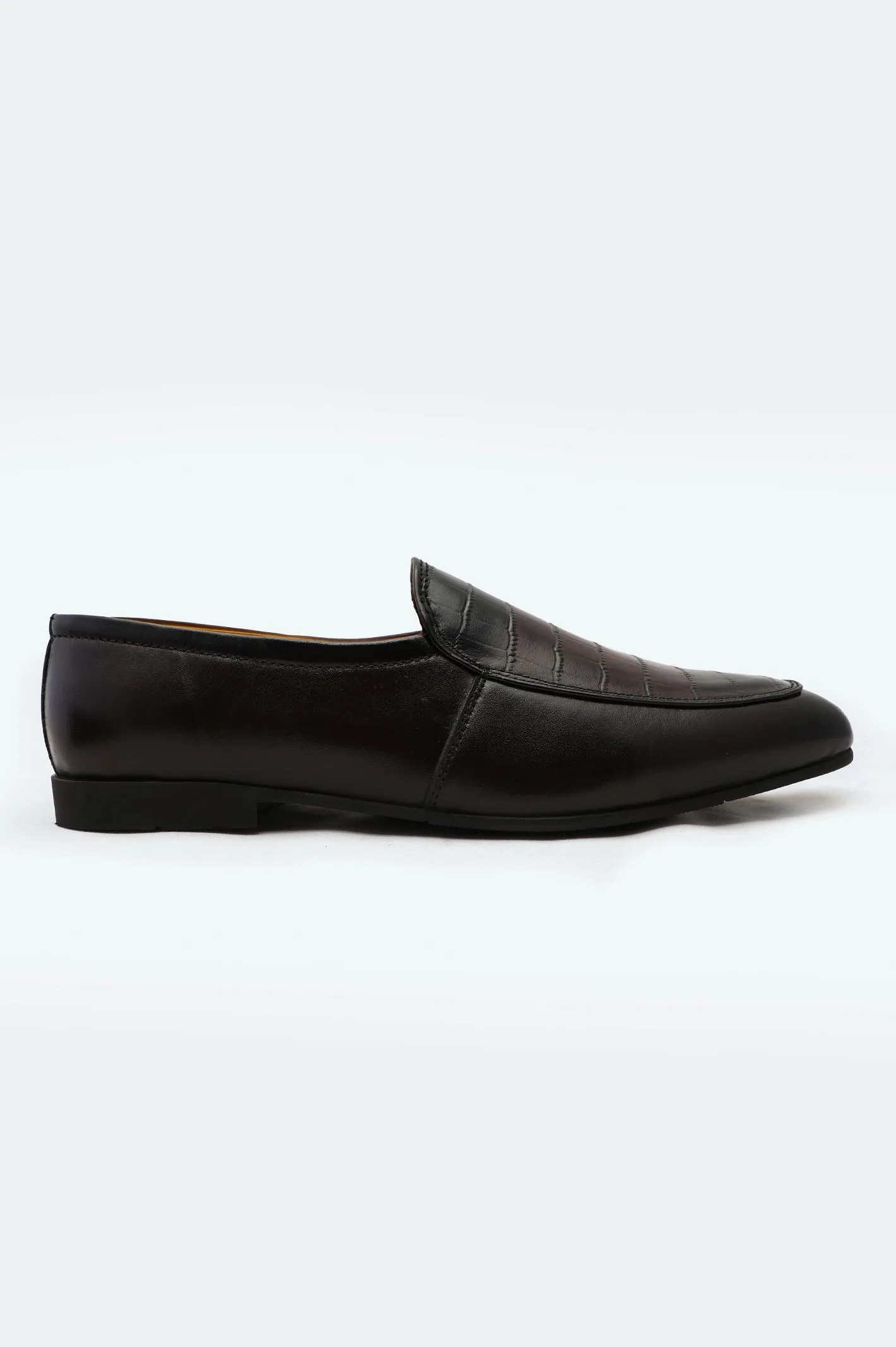 Light Hue Pop Tone Brown Formal Shoes For Men