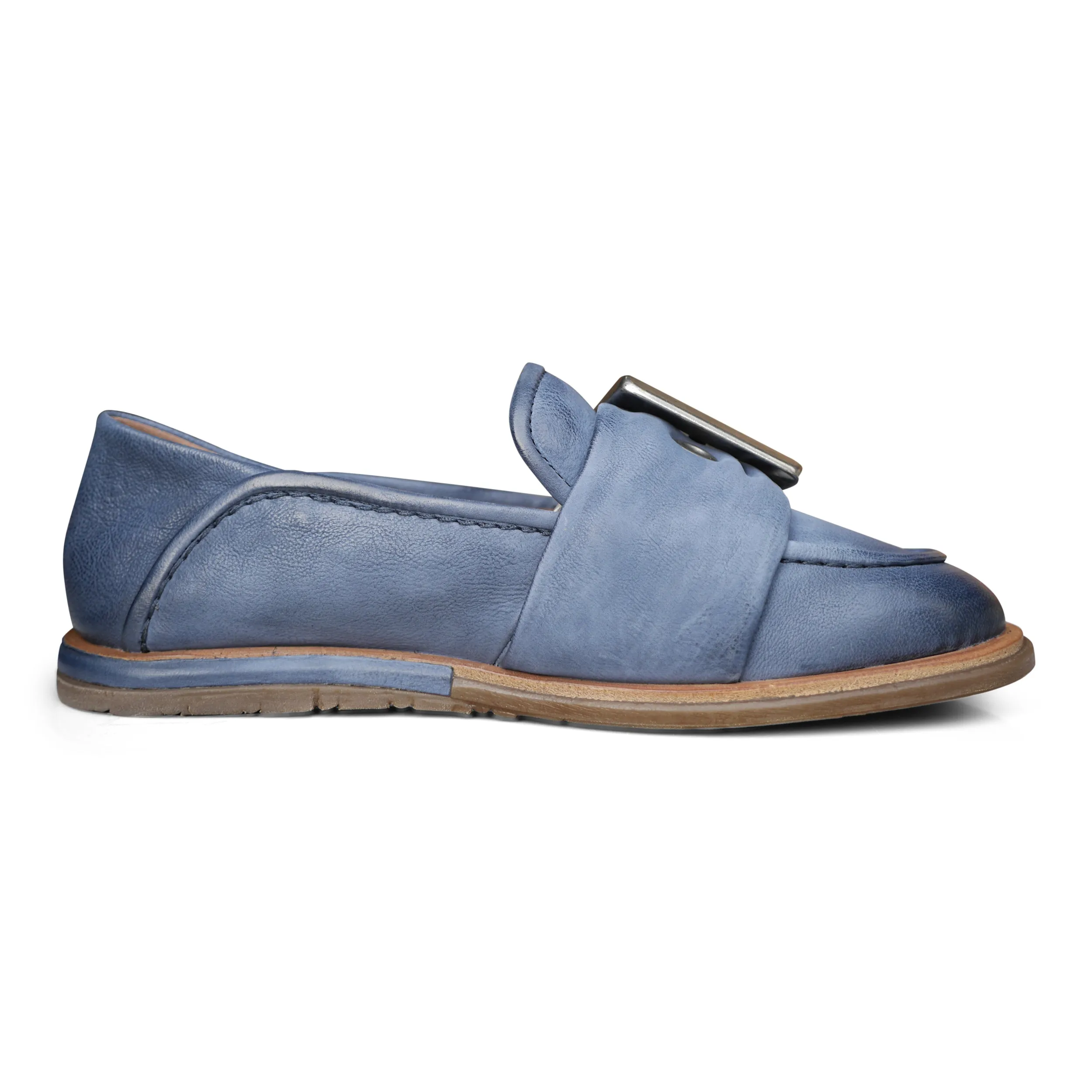 Elastic upper Fit Everyday A74105 - Blue Buckled Loafer