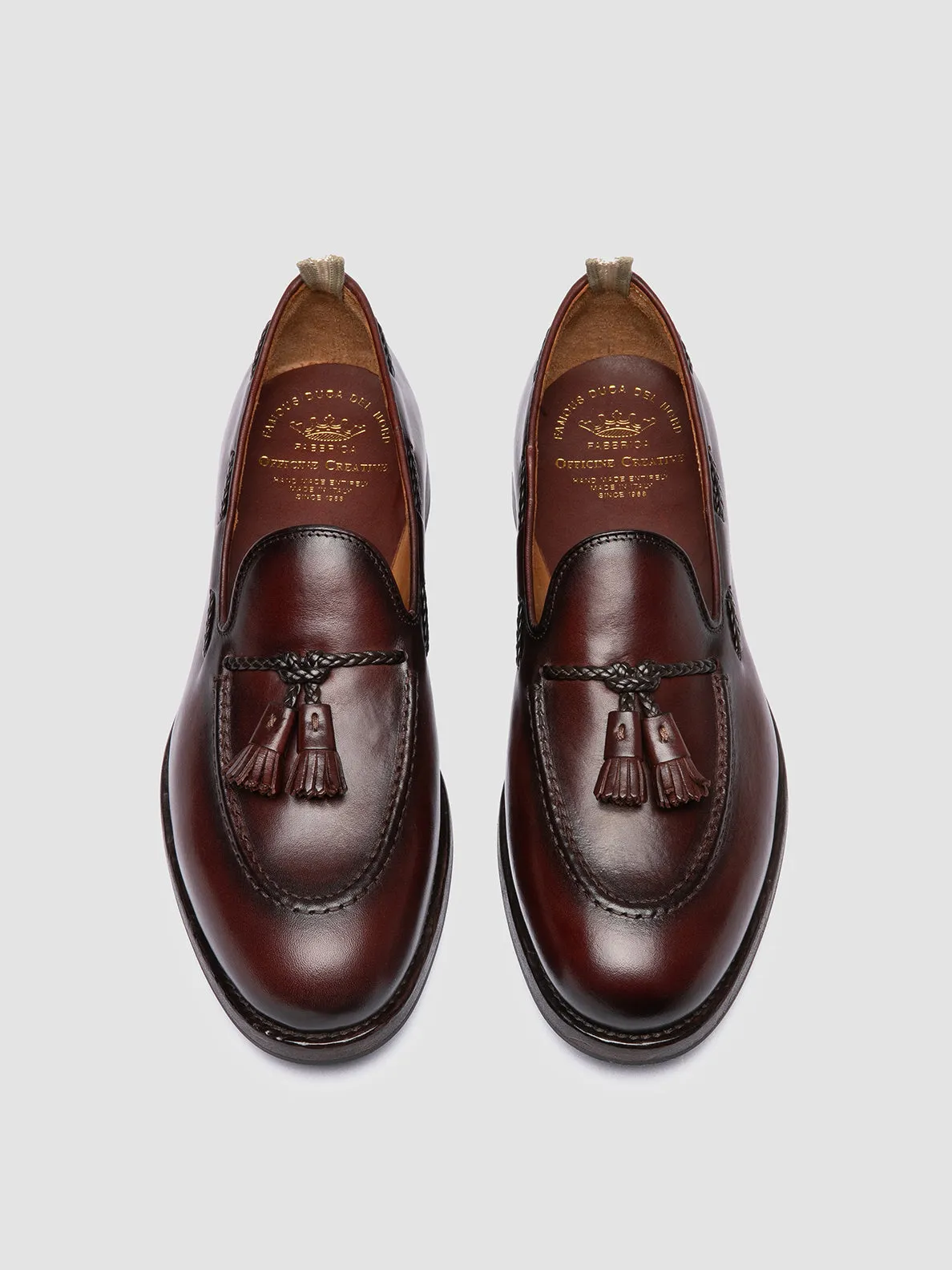 Dirt Walk IVIES 002 - Brown Leather Tassel Loafers