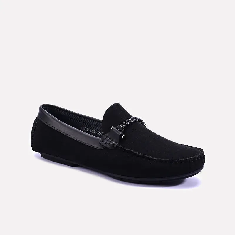 Black Velvet Loafers Men 0130789 Weekend Escape Rain Path
