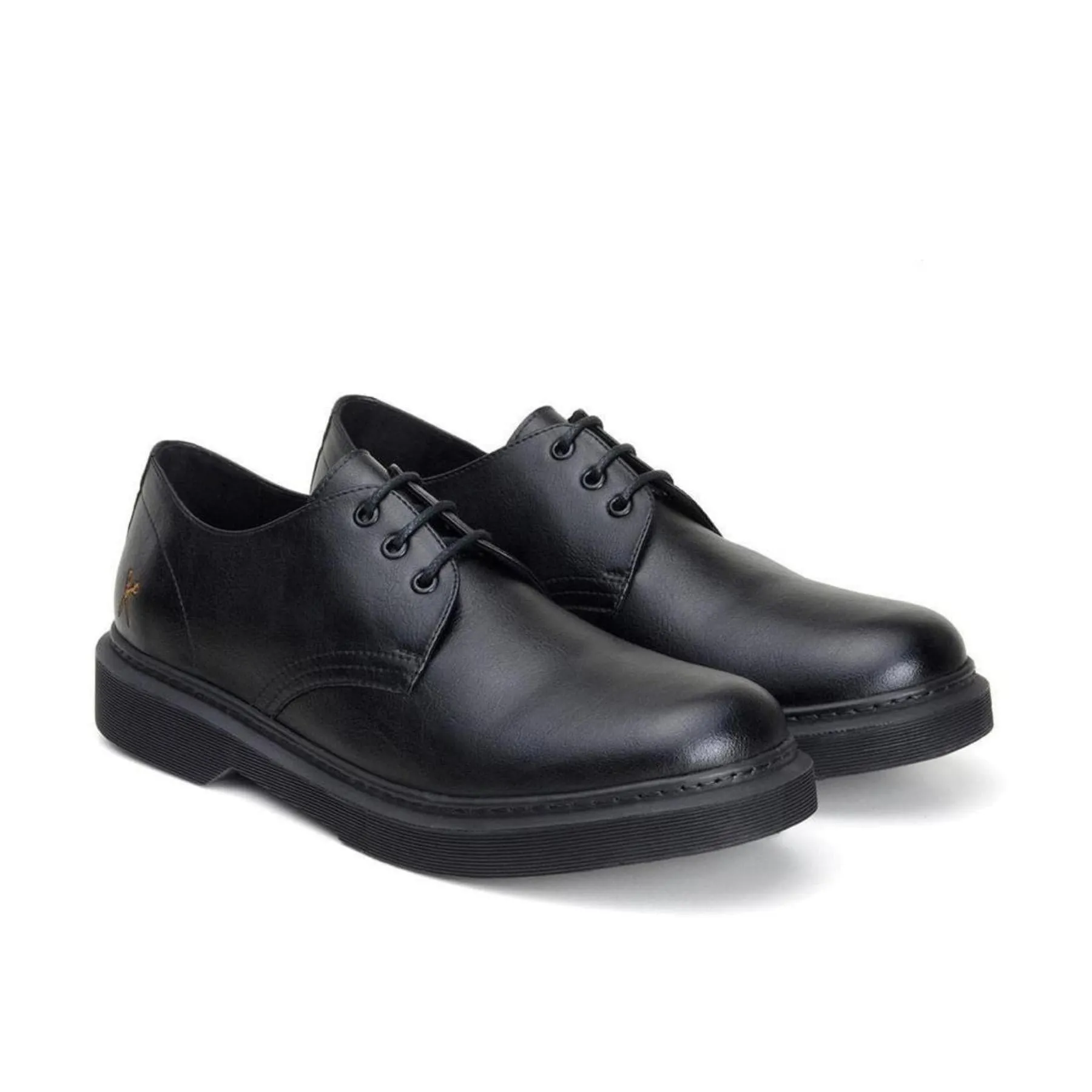 Early Jog 'Derby UK 2' vegan lace-up shoe by King55 - black