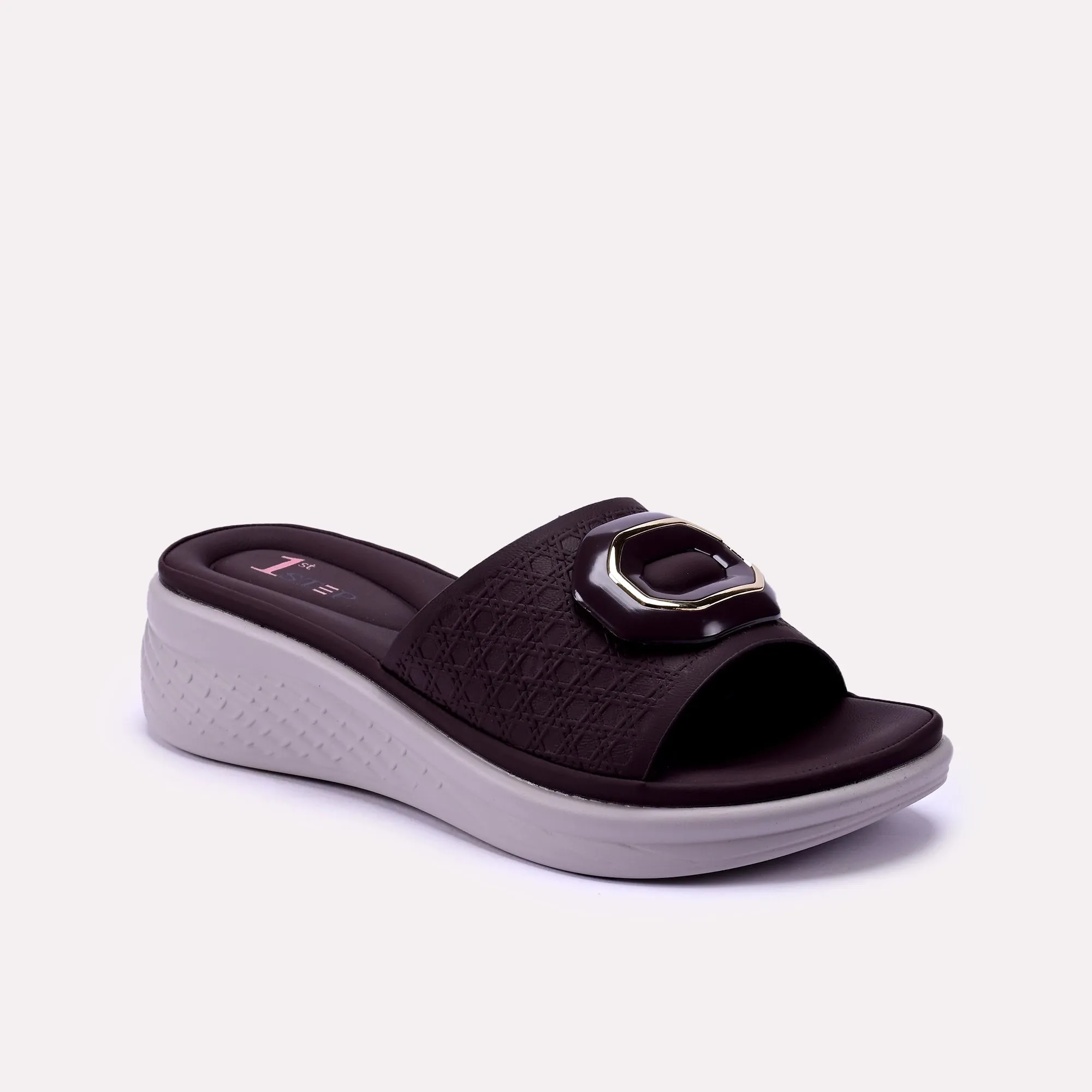 Flexible Step Kerri Maroon Soft Slippers 0412244