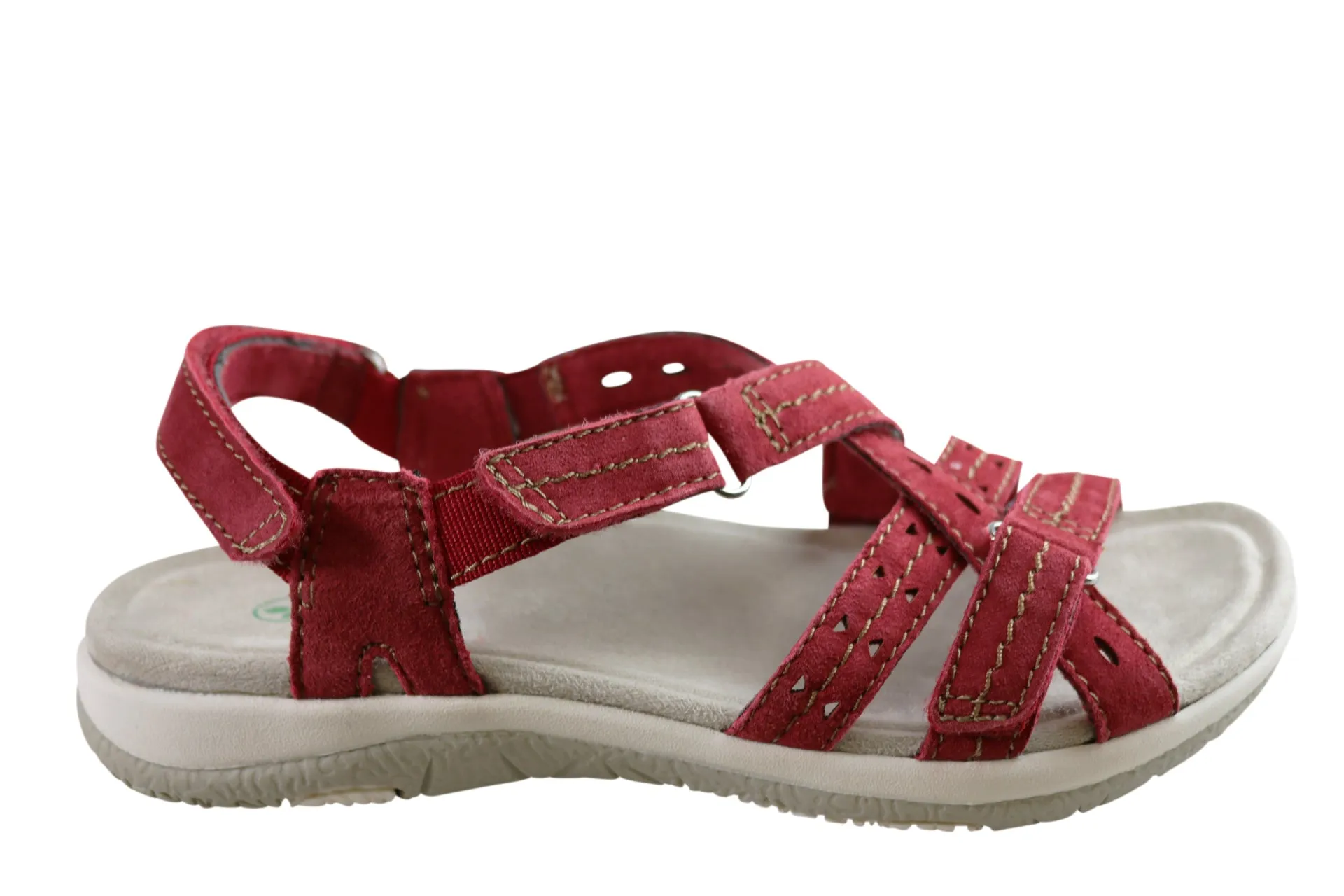 Wear Anywhere Planet By Earth Sammie Womens Comfortable Leather Supportive Sandals