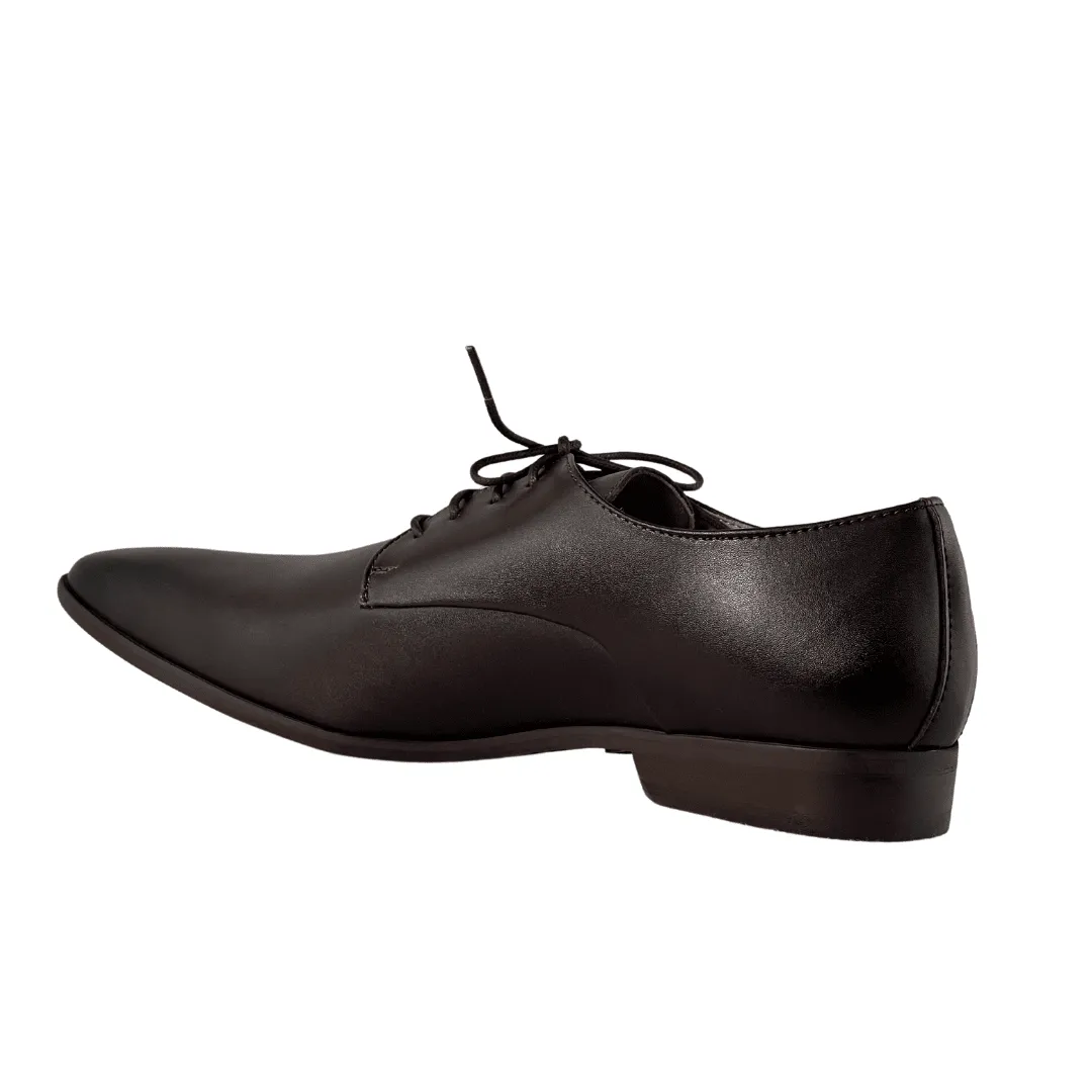 'Nero' Men's Vegan Derby Shoe by Zette Shoes - Espresso Every Step Quick Drying Travel Enthusiasts