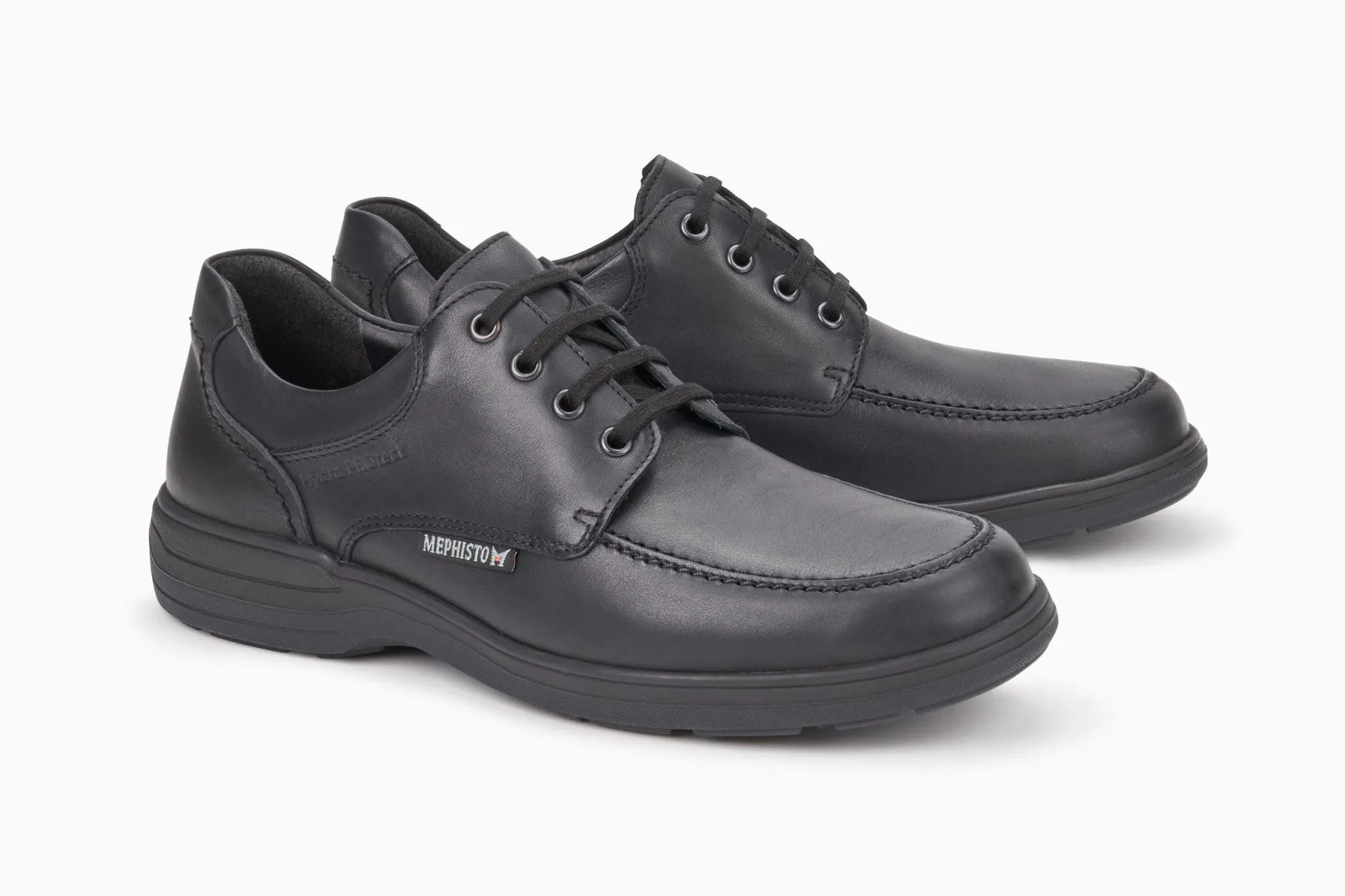 Work Routine Leather Smooth Douk - Black 2100