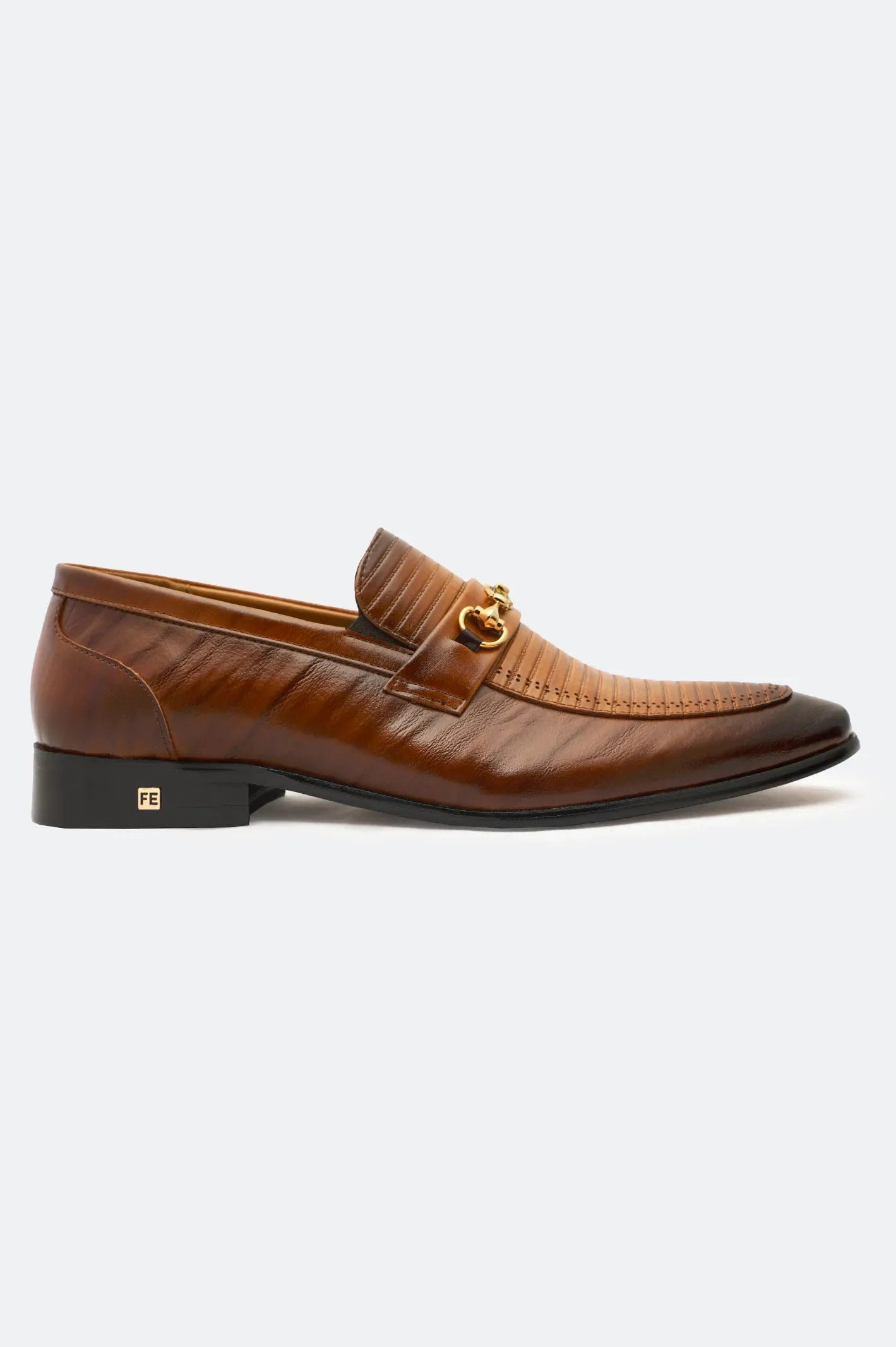 Maroon Formal Moccassins Shoes Clean Line